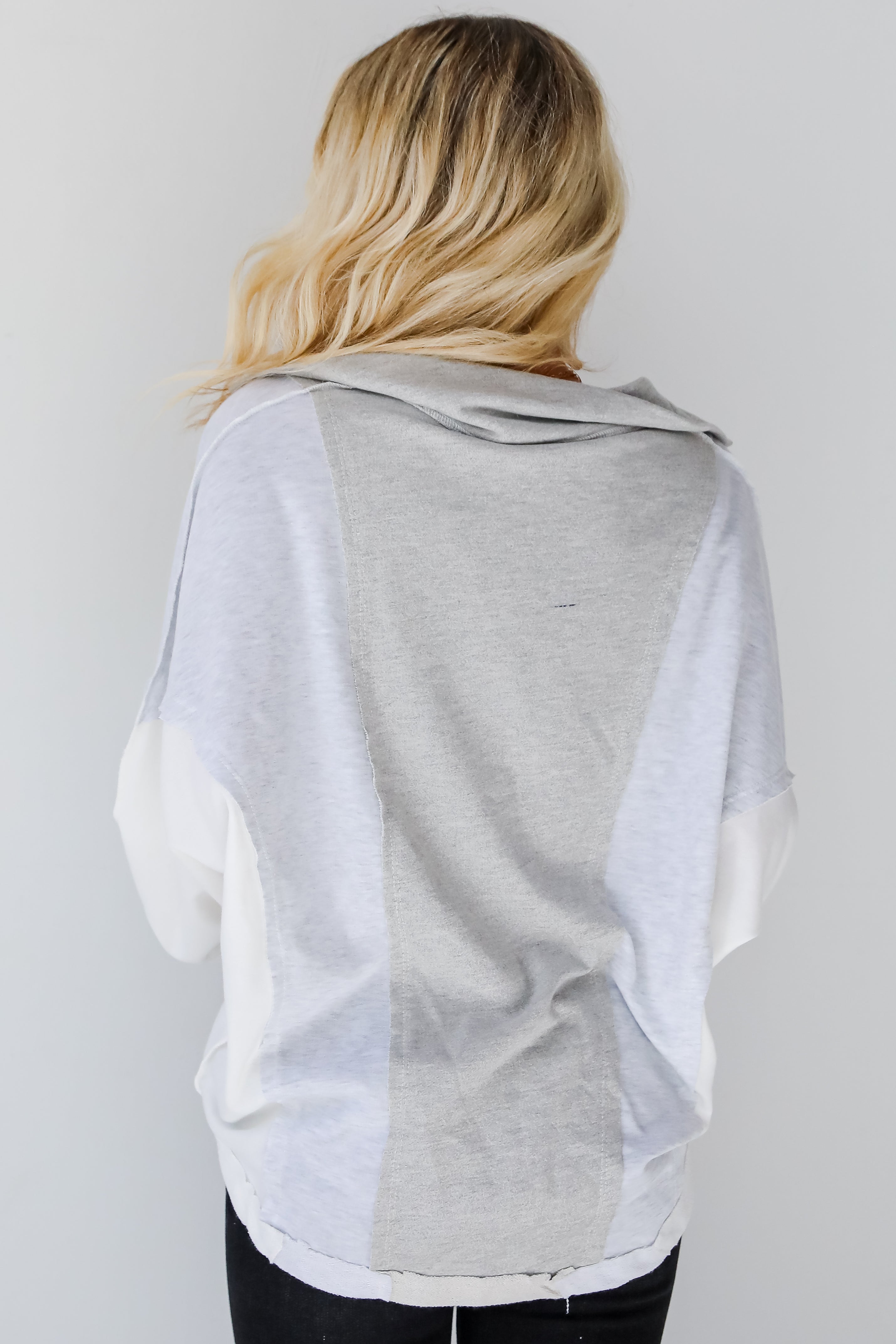 Casual Favorite Color Block Collared Top