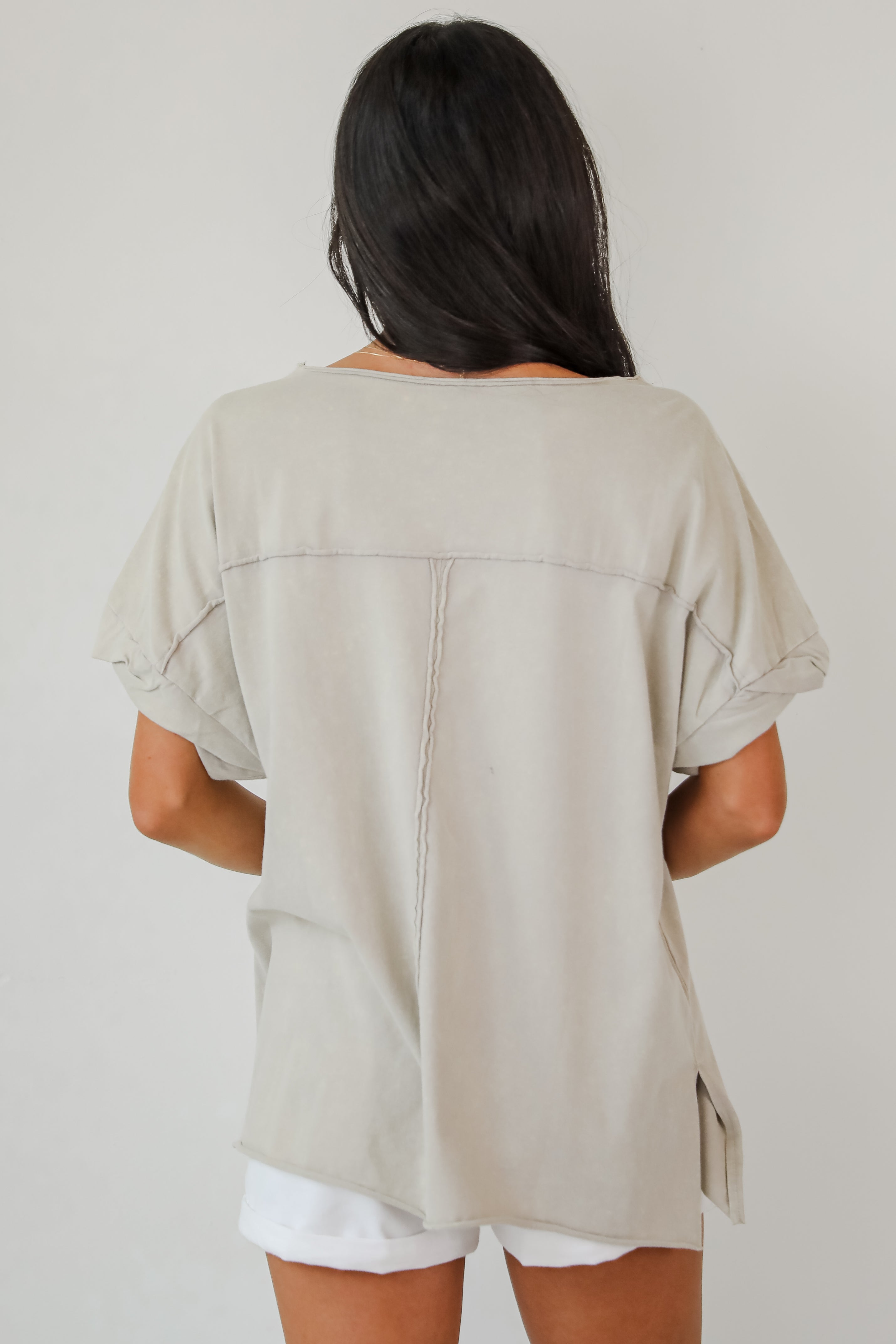 Marley Everyday Grey Oversized Tee