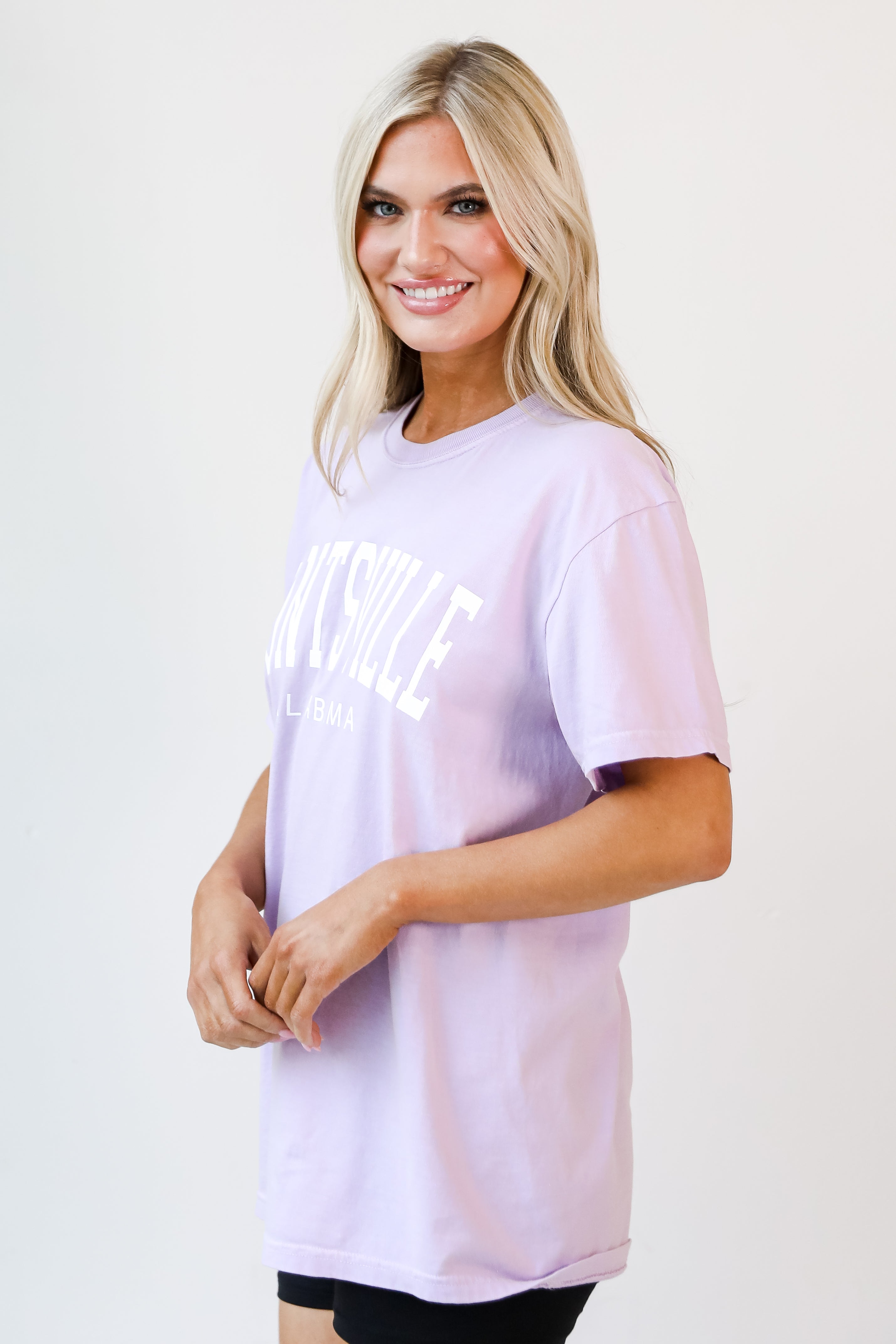 Lavender Huntsville Alabama Tee side view