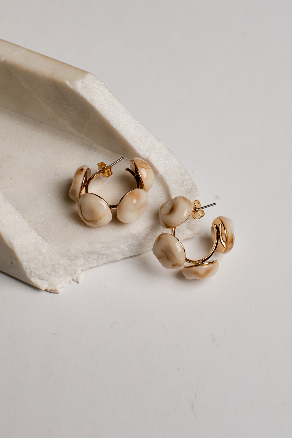 Brynlee Beaded Hoop Earrings
