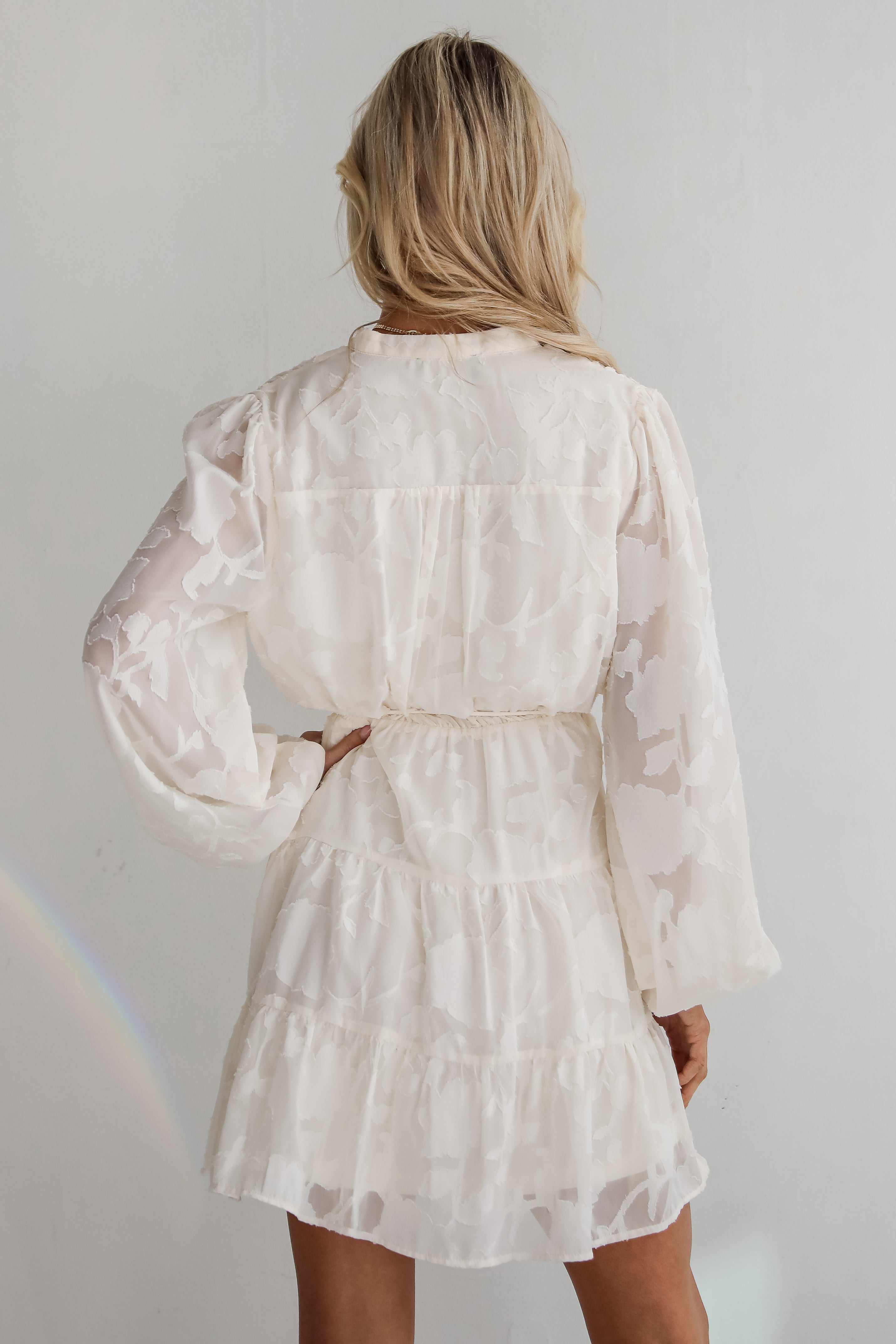 Beauty Icon Floral Tiered Mini Dress