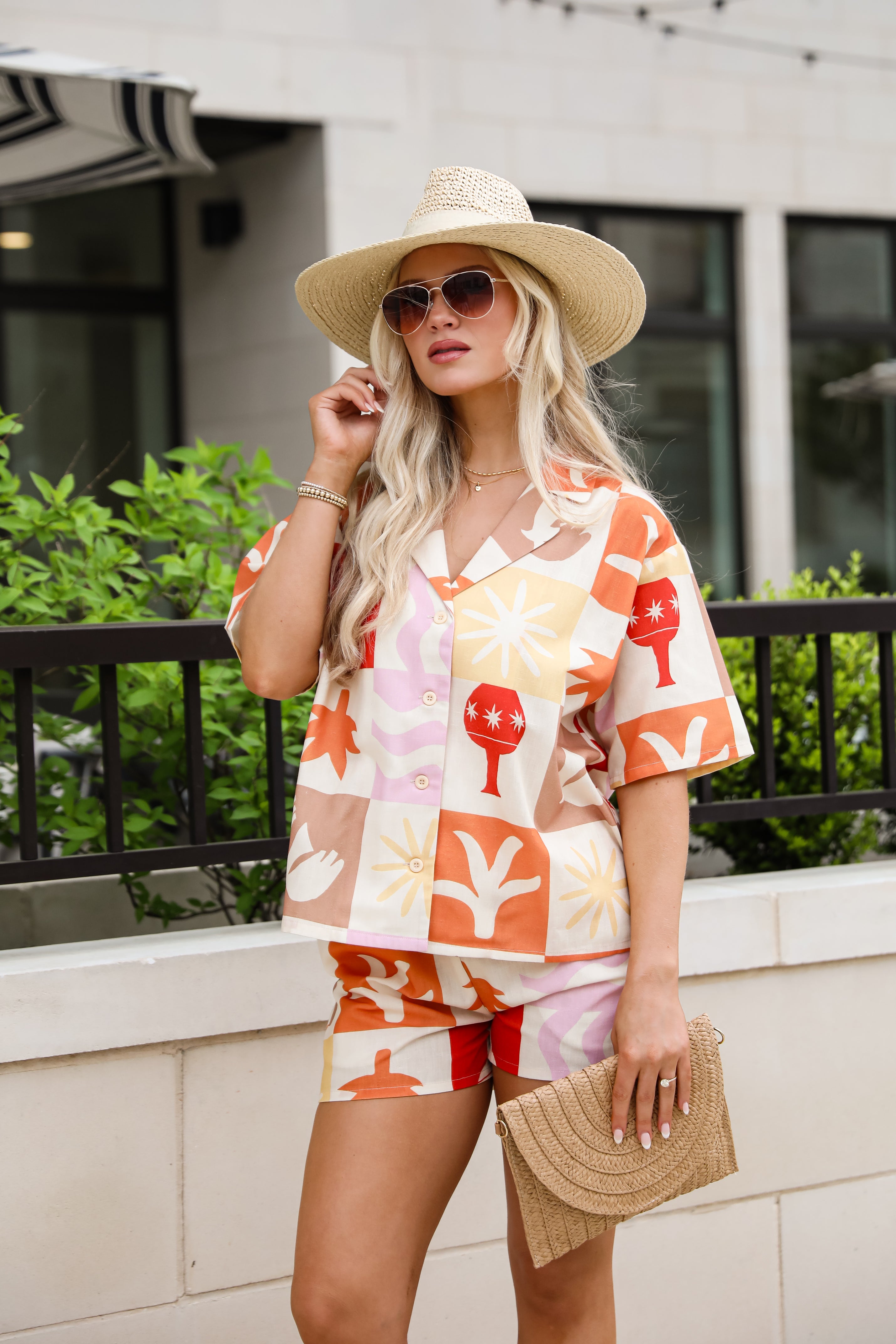 Island Style Ivory Shorts