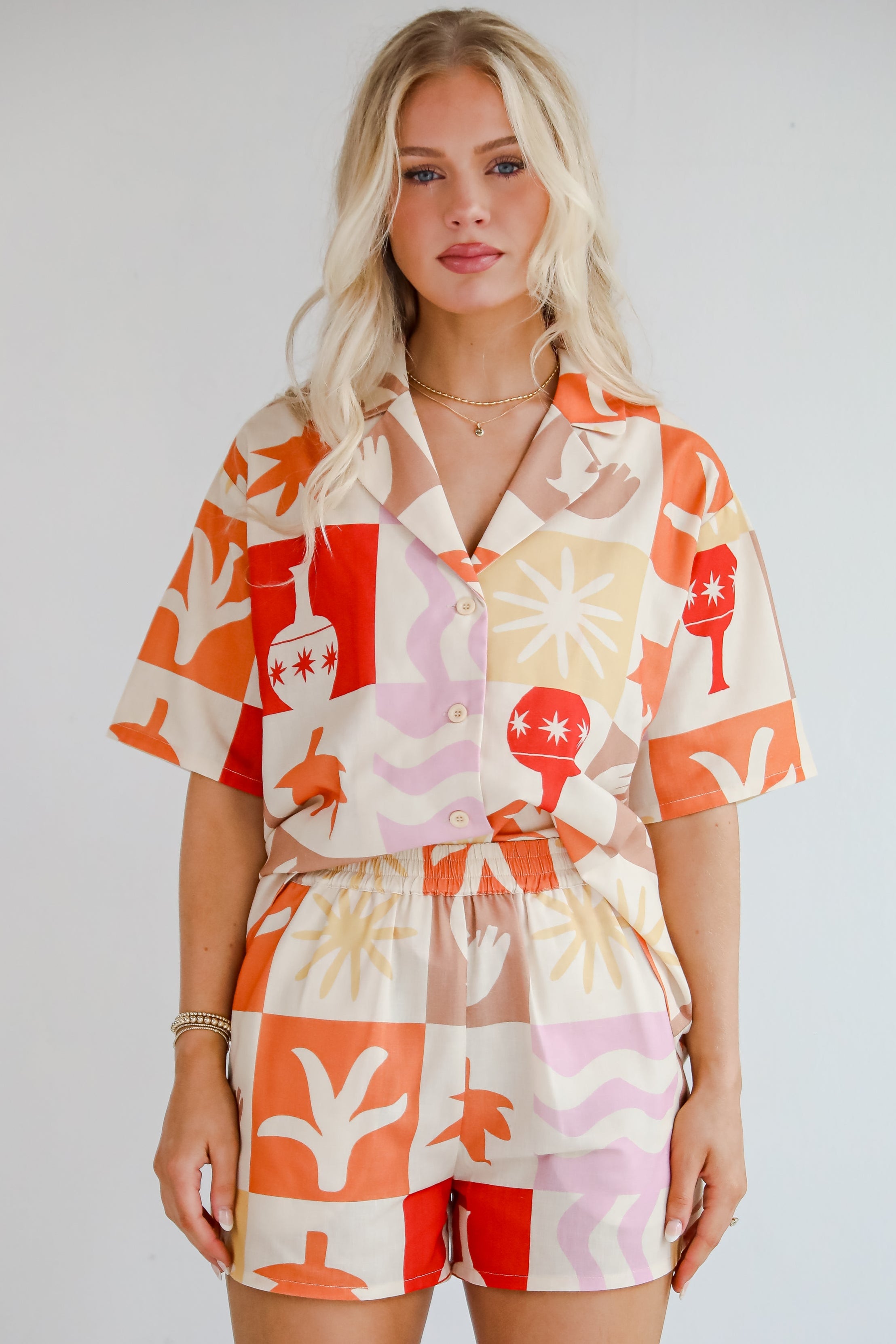 Island Style Ivory Shorts