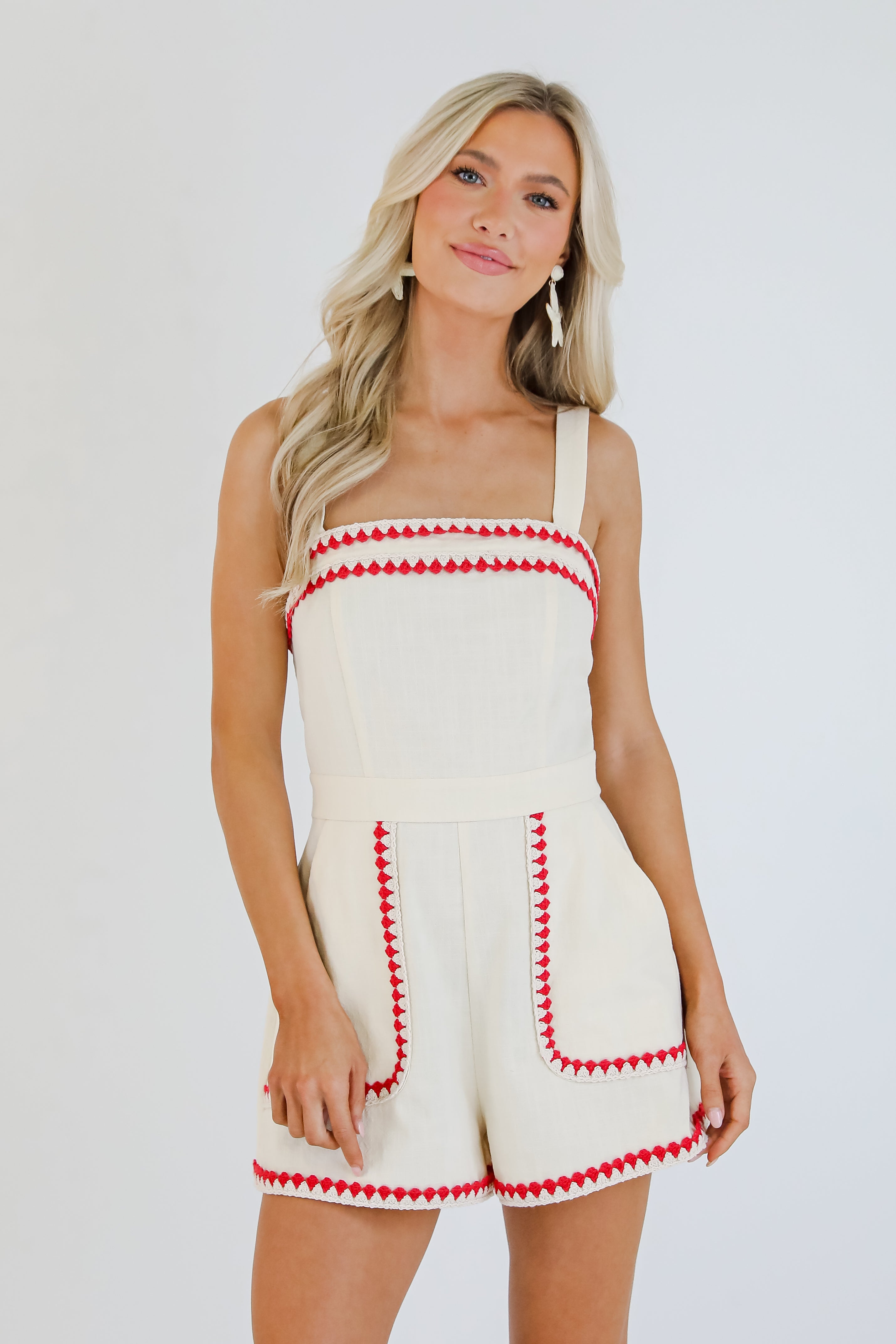 Clear Skies Ahead Ivory Romper