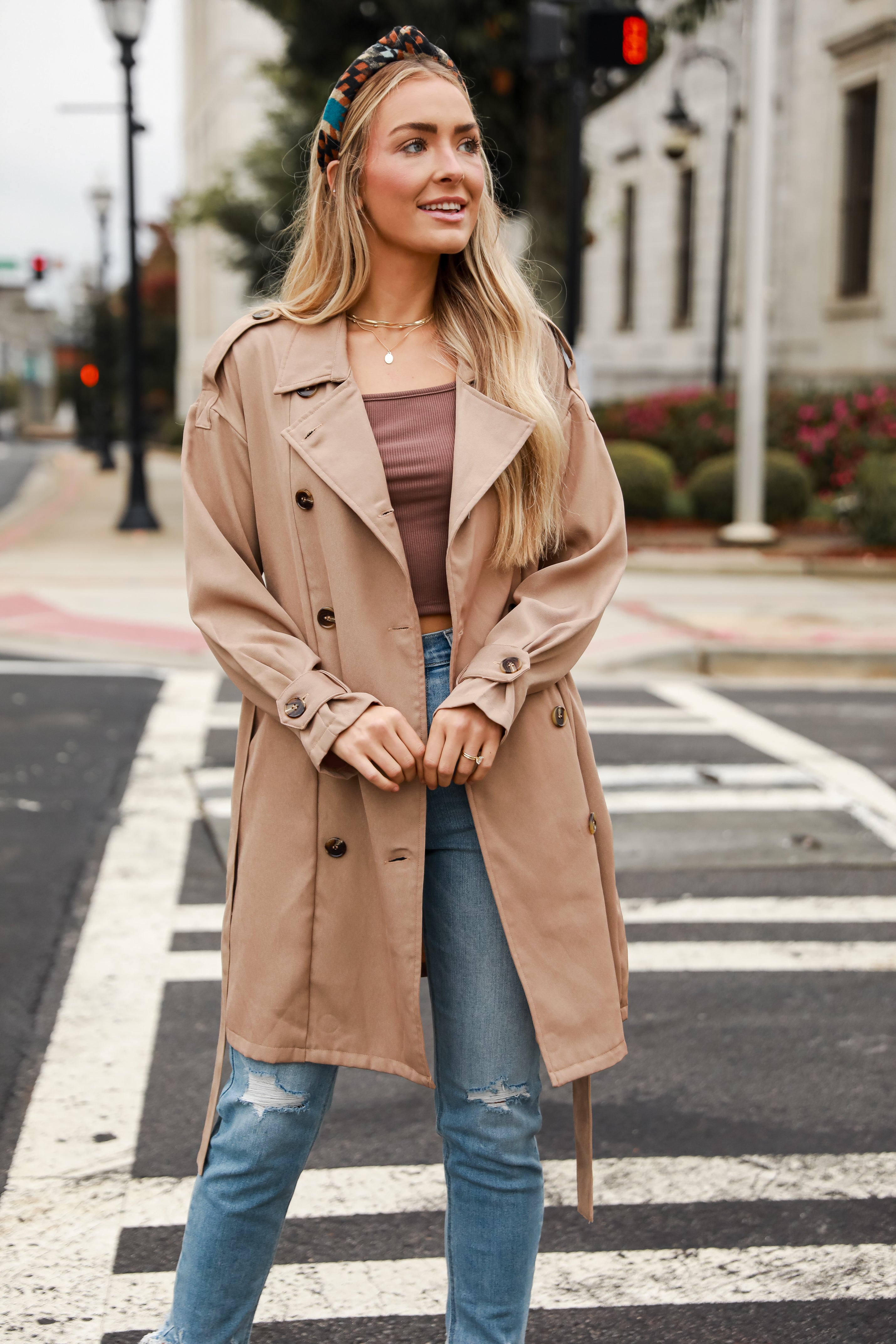 Khaki trench sale coats