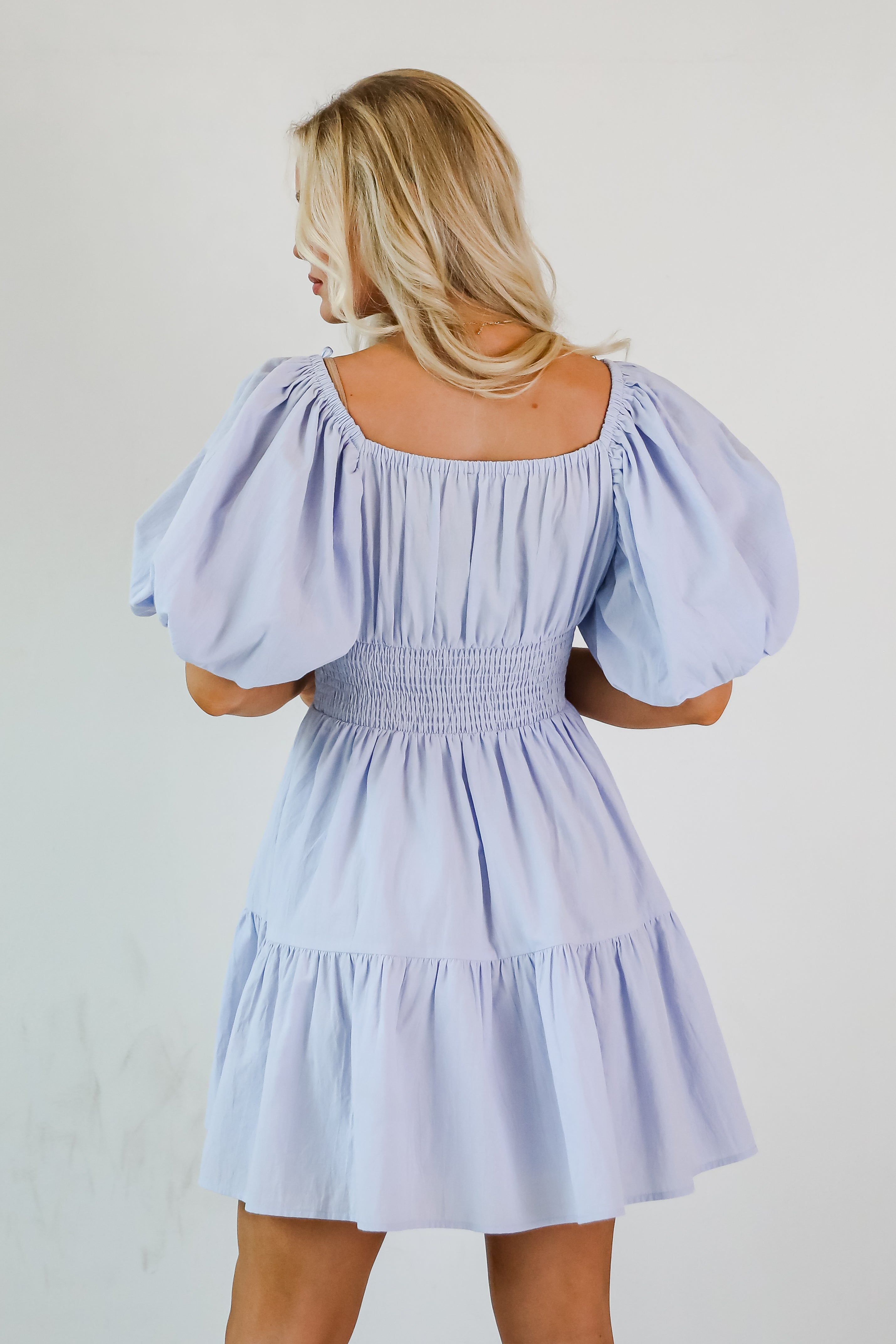 Breeze On By Light Blue Mini Dress