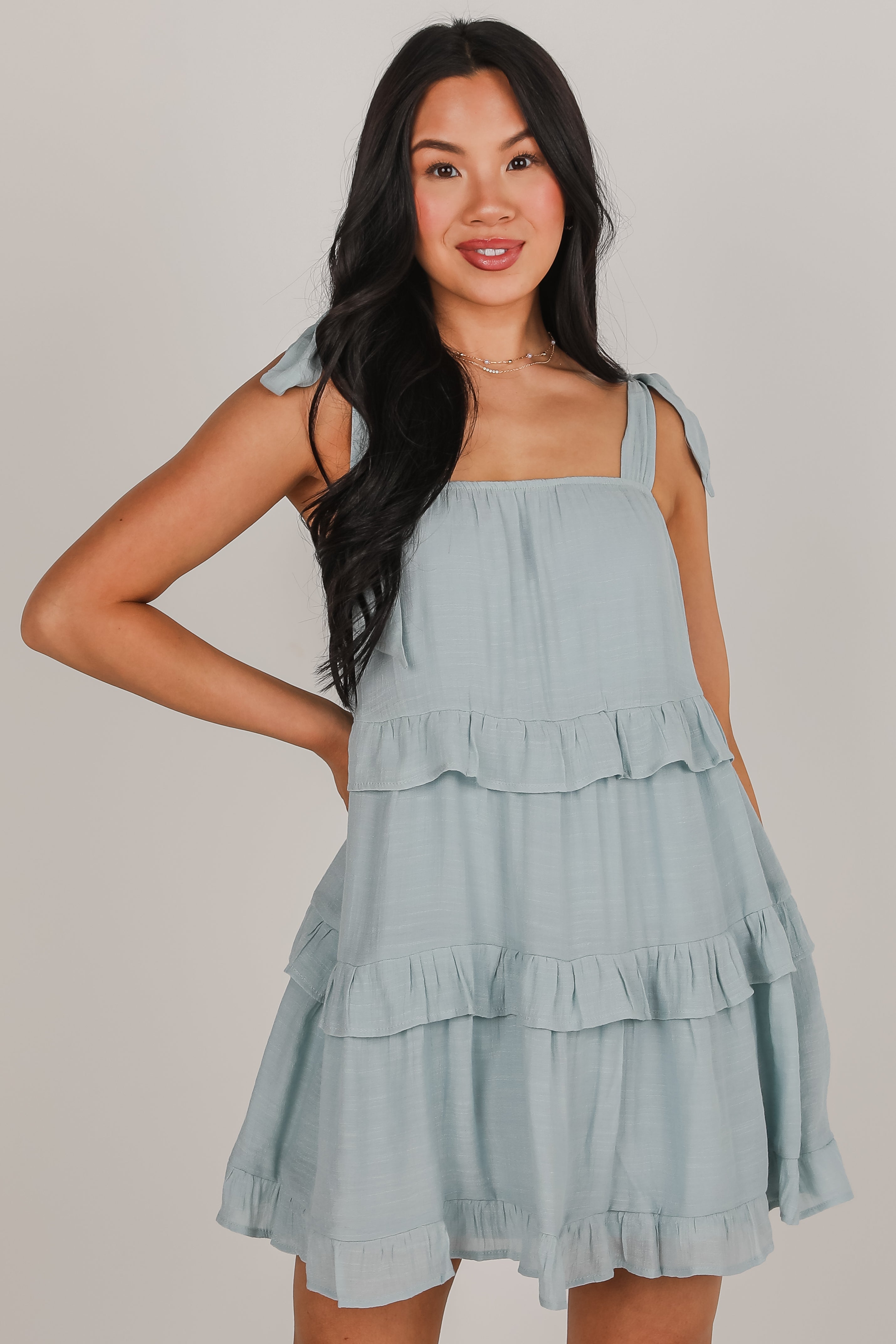 Wonderful Thoughts Tiered Mini Dress