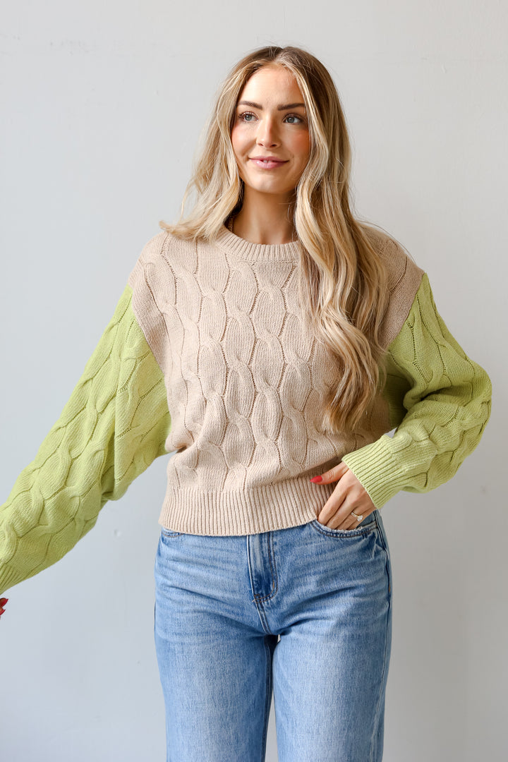 color block sweaters