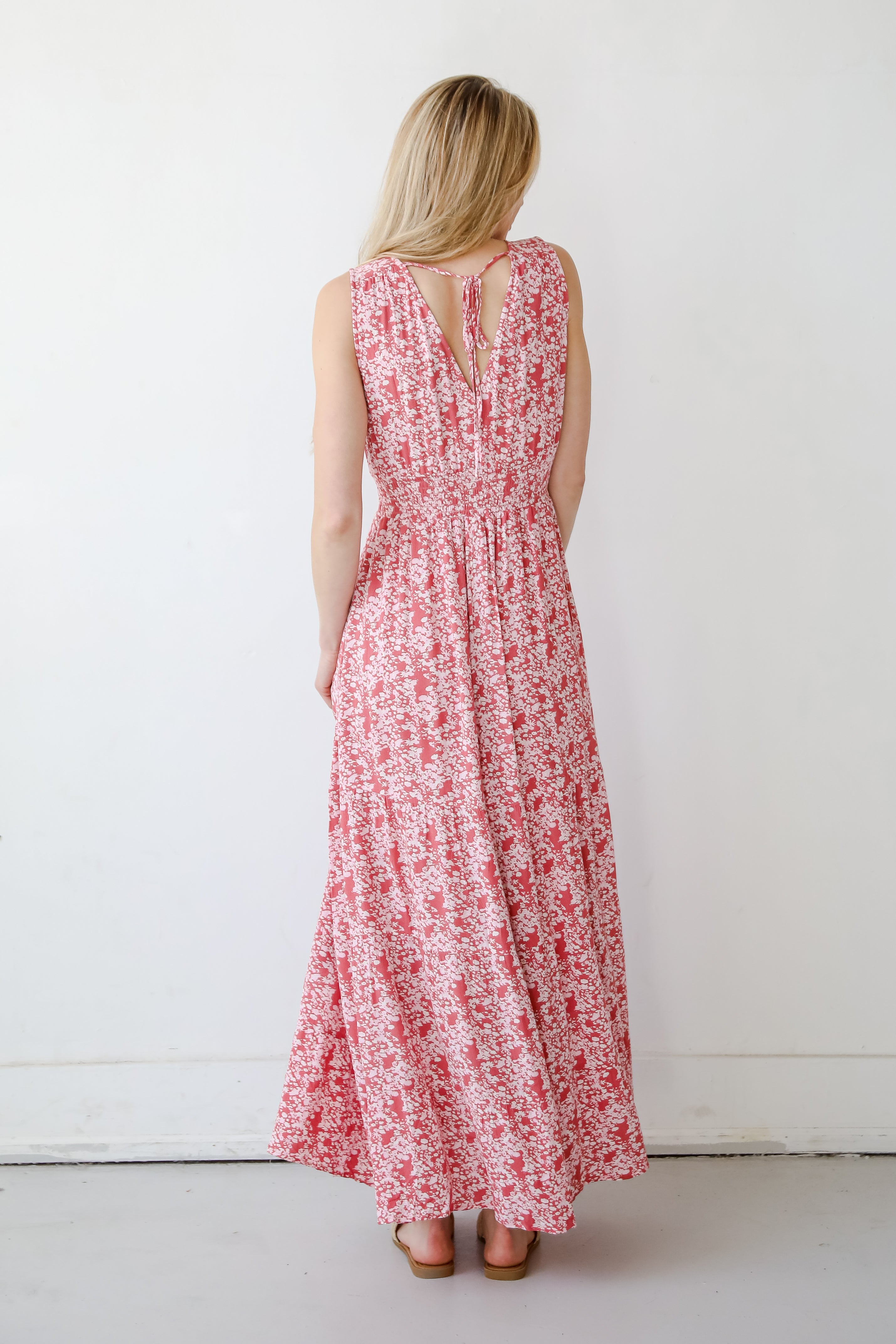 Musing About You Mauve Floral Maxi Dress