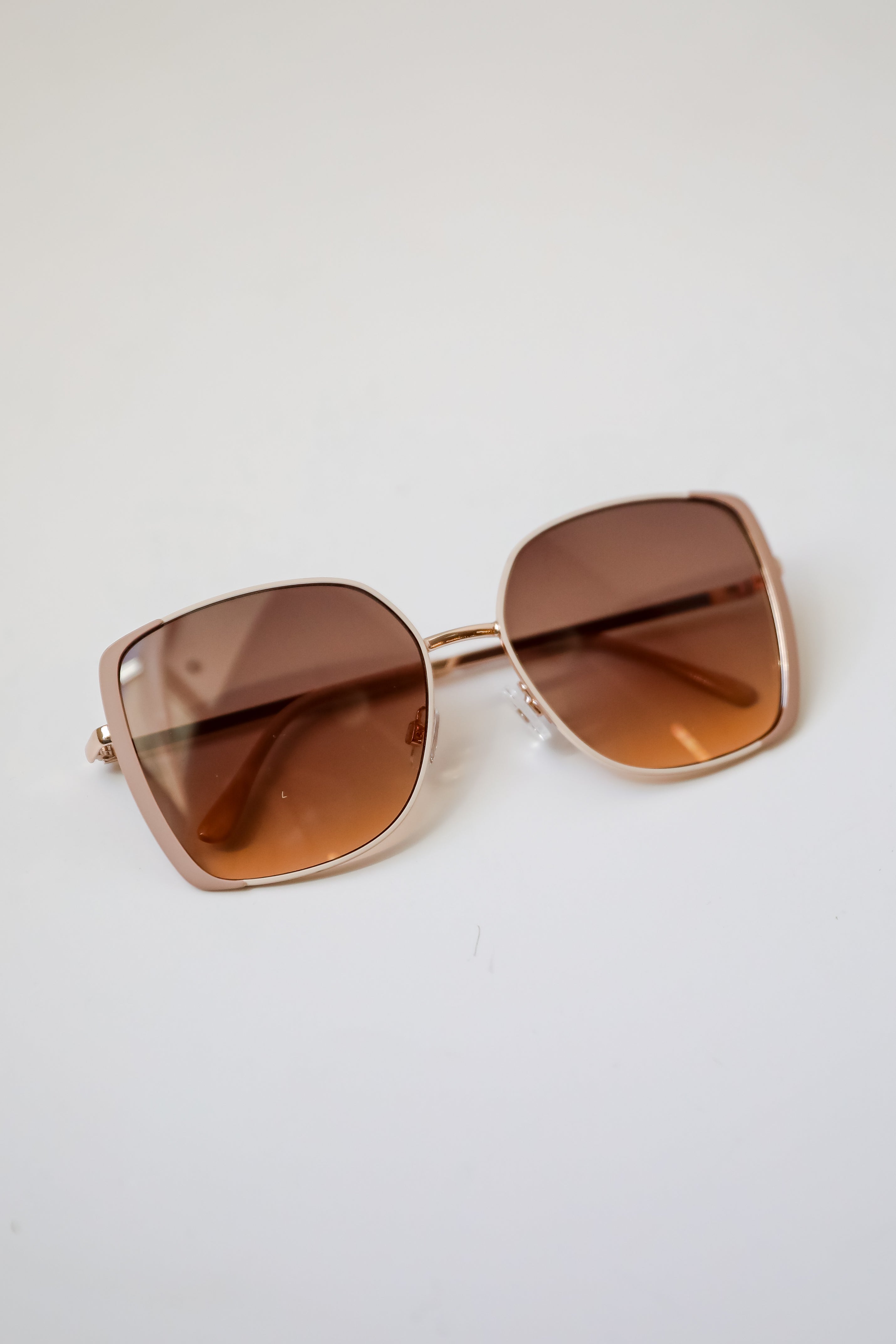 Glamorous Icon Mauve Oversized Sunglasses