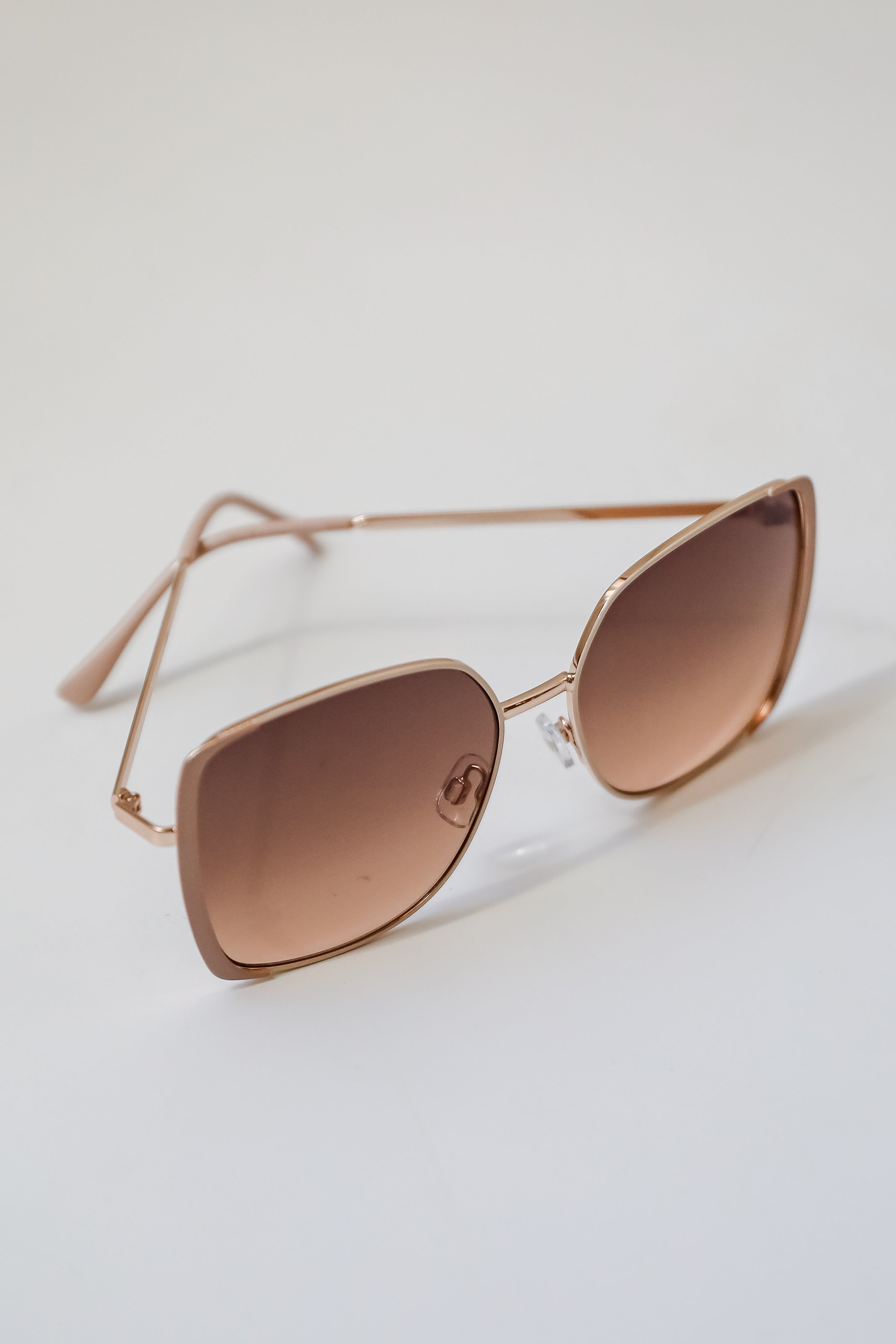 Glamorous Icon Mauve Oversized Sunglasses