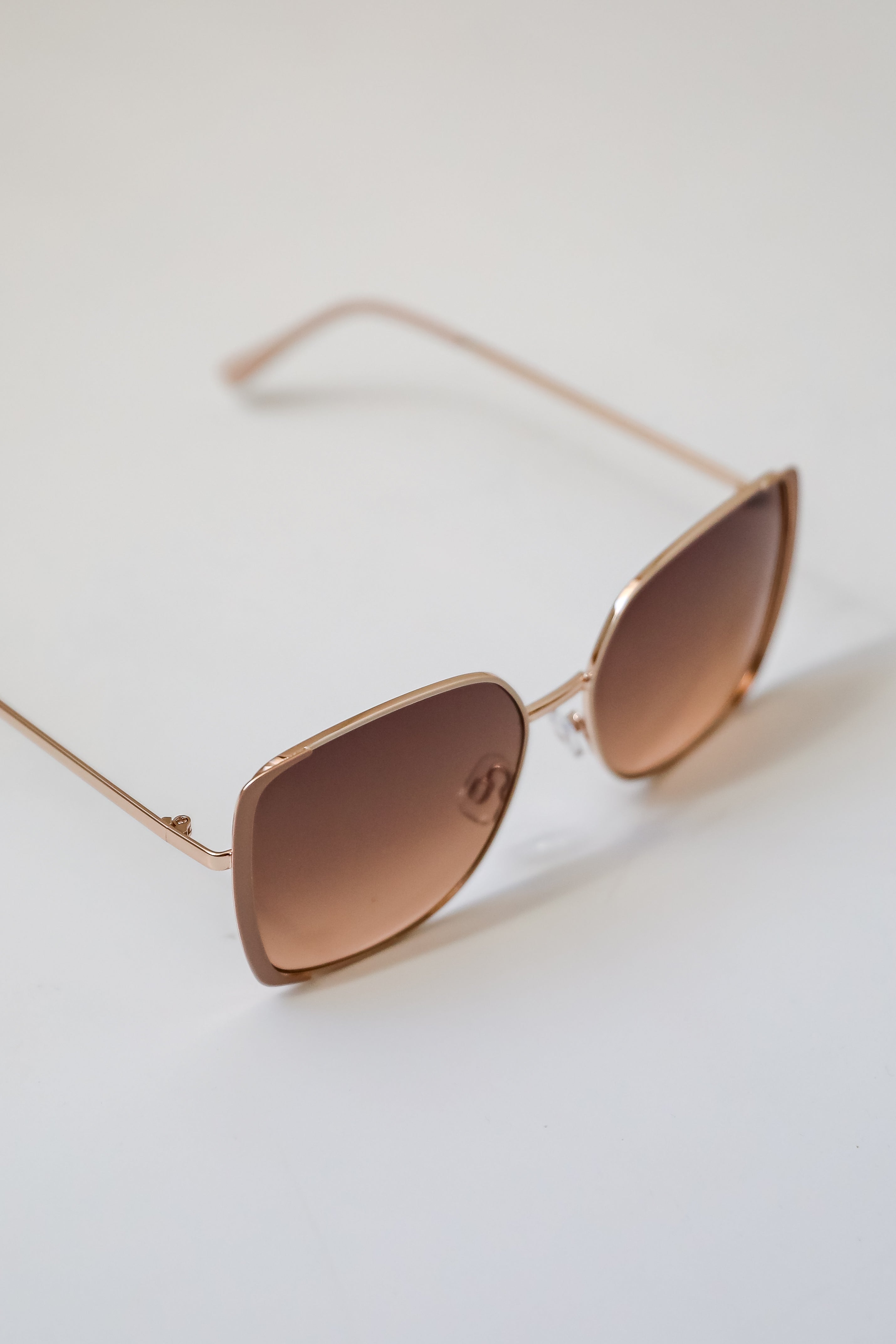 Glamorous Icon Mauve Oversized Sunglasses