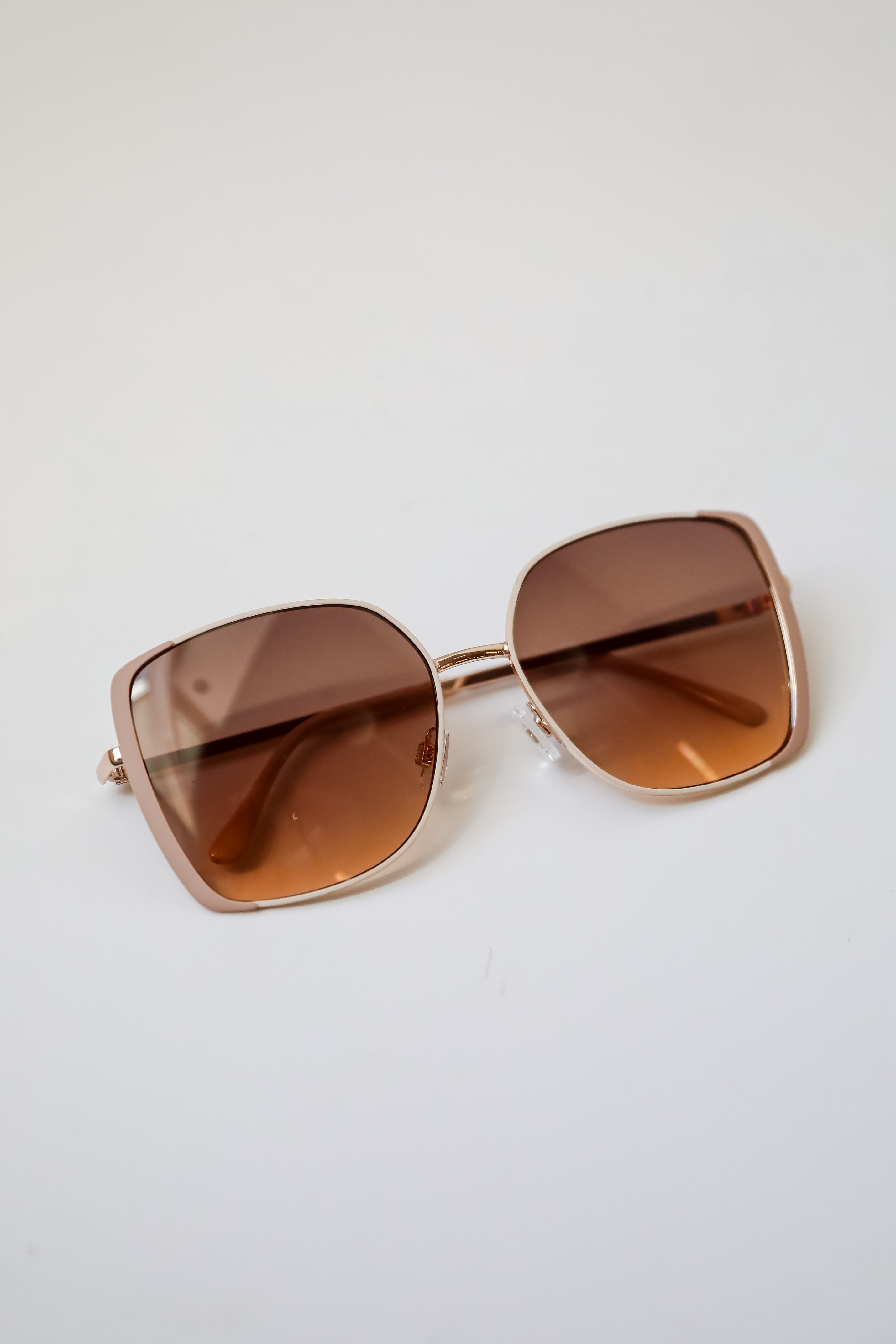 Glamorous Icon Mauve Oversized Sunglasses