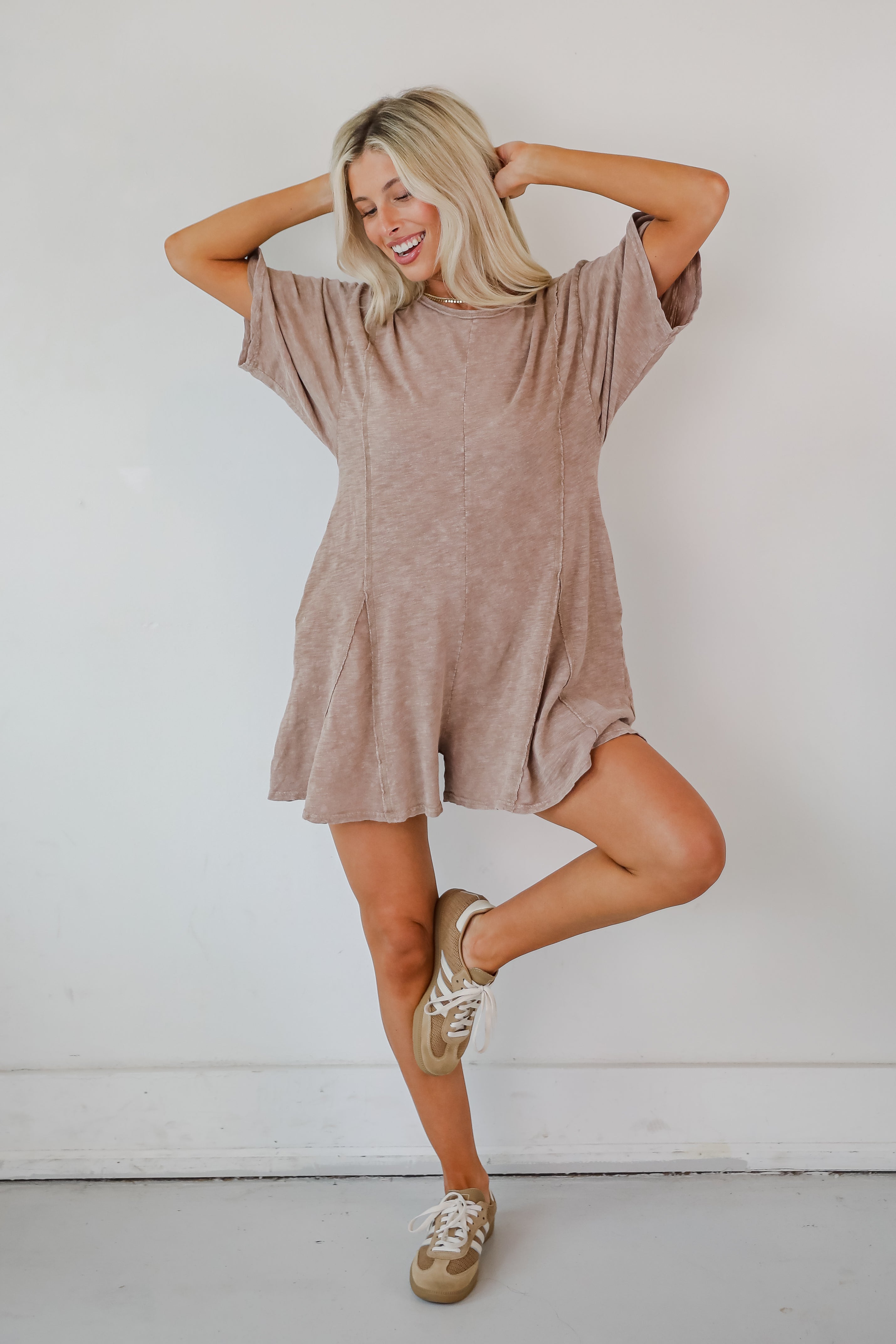 Over And Over T-Shirt Romper