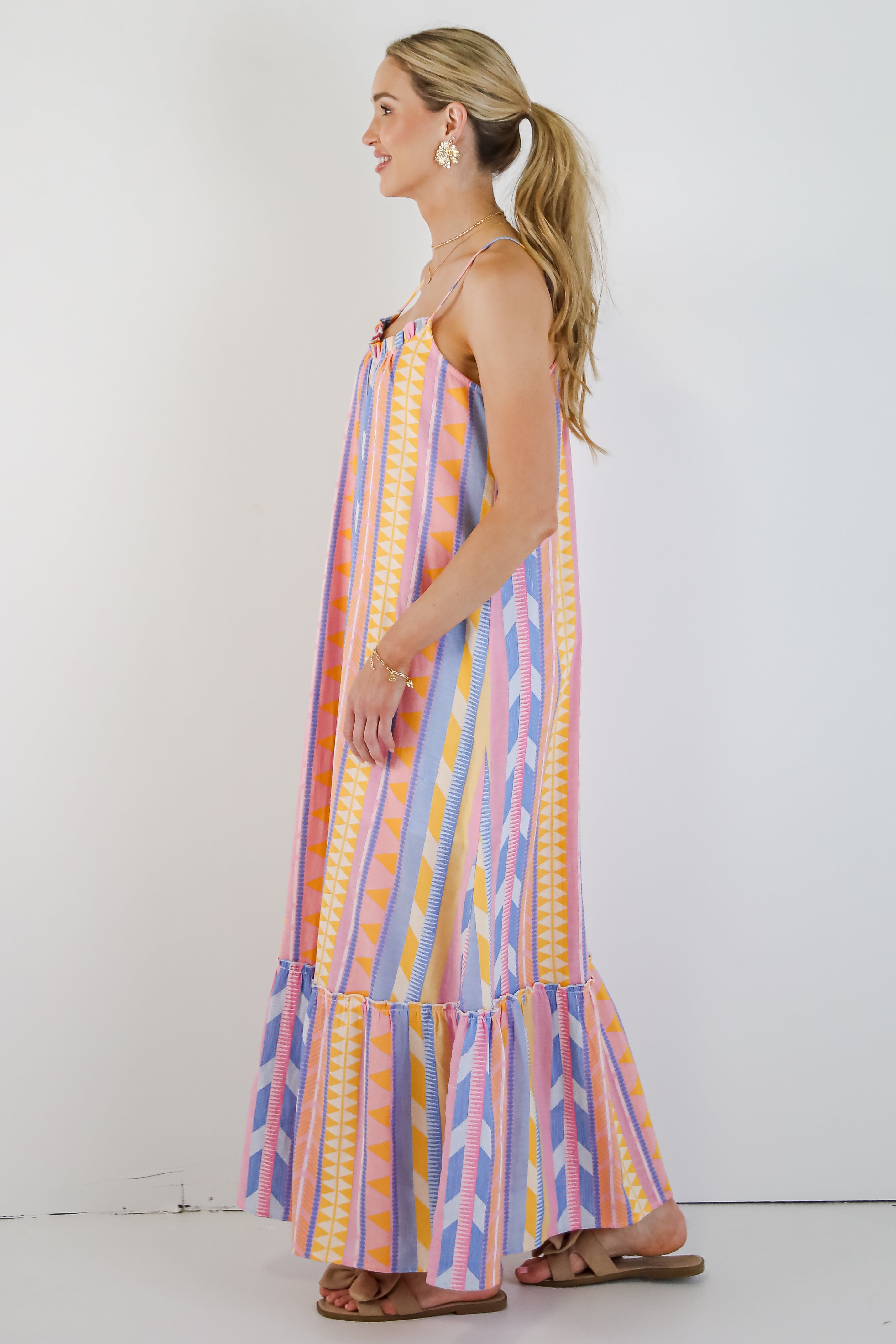 On Location Multi Maxi Dress