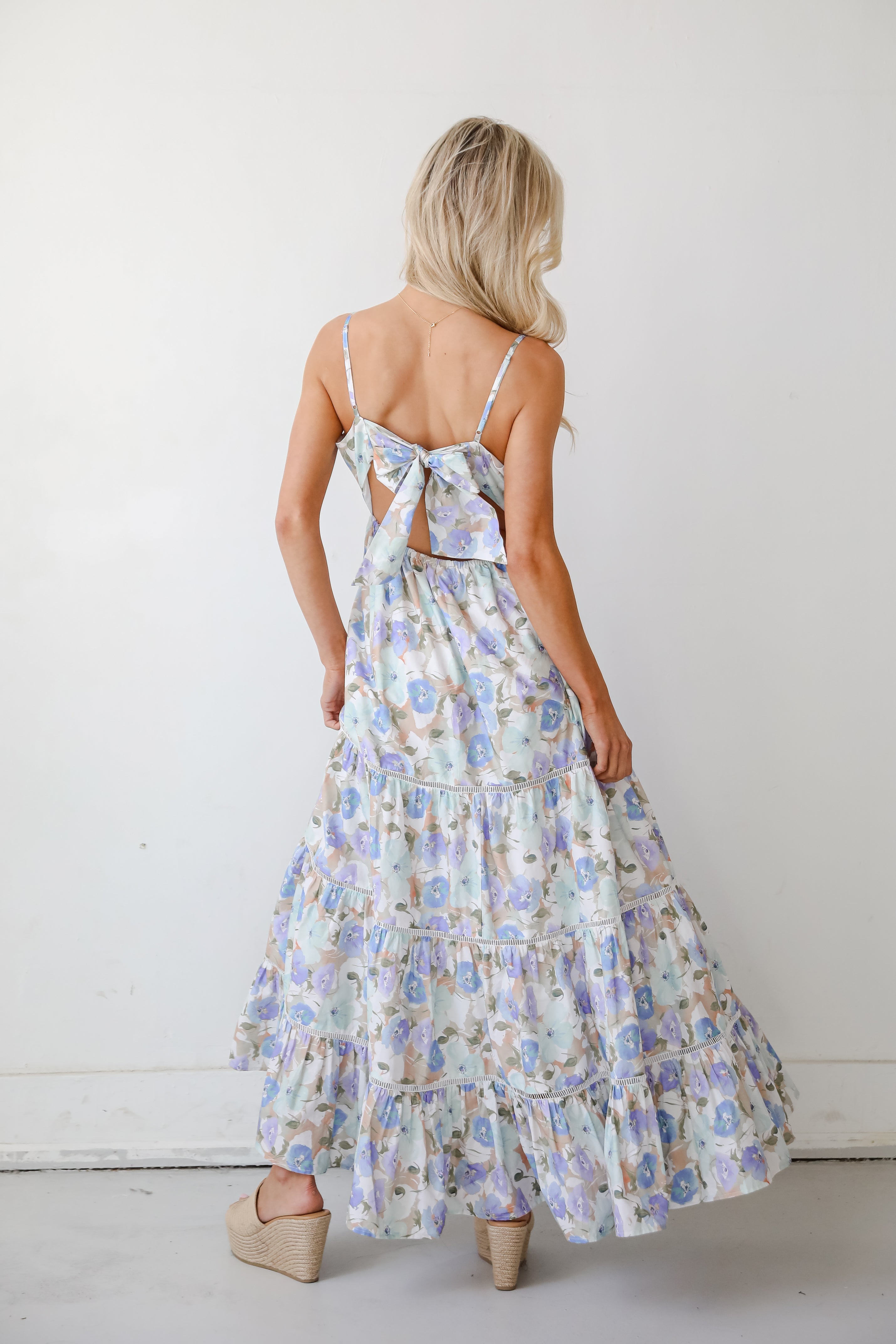 No One But You Off White Floral Maxi Dress