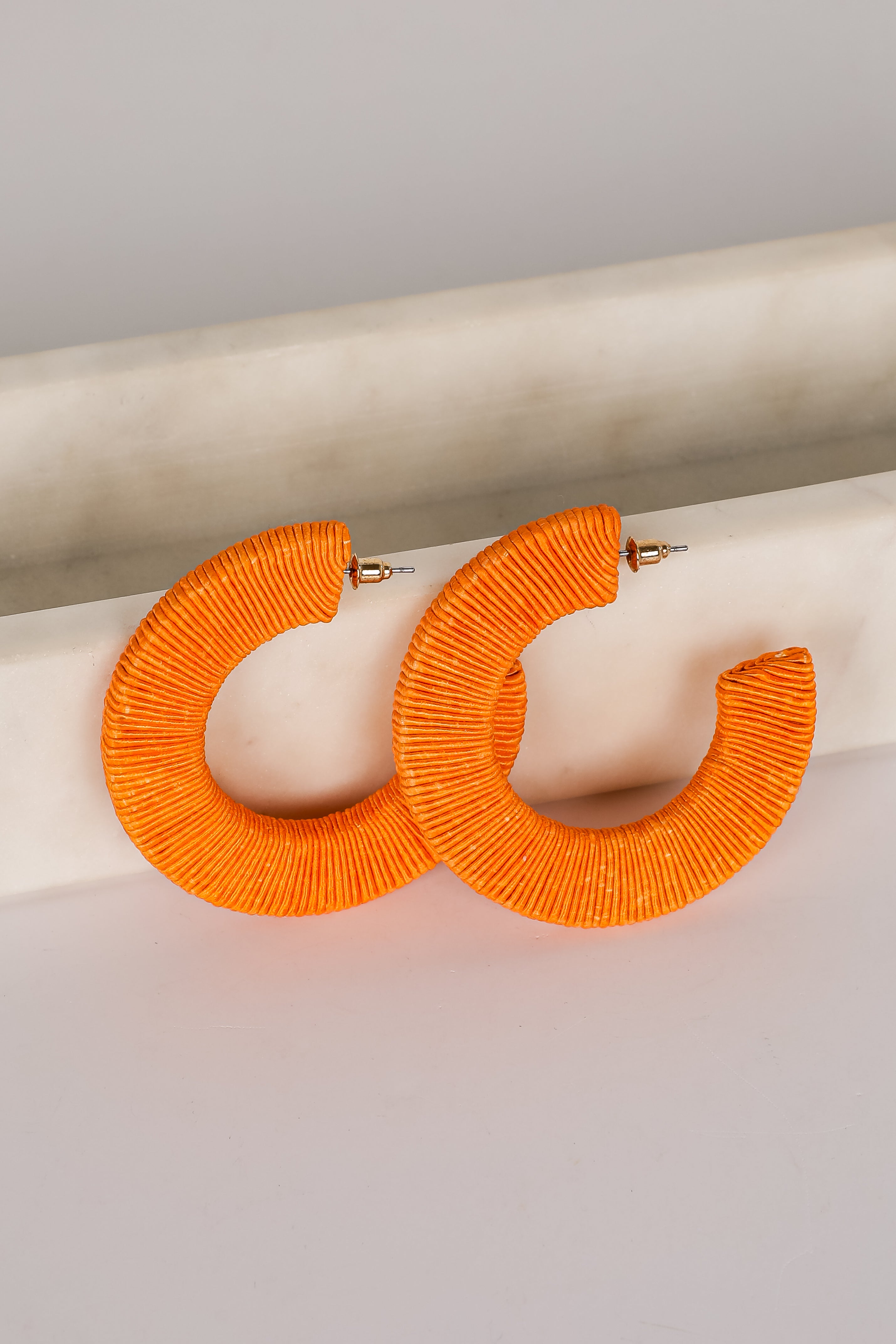 Trendy Orange Hoop Earrings | Statement Earrings | ShopDressUp Dress Up Trendy Orange Hoop Earrings | Statement Earrings | ShopDressUp Dress Up