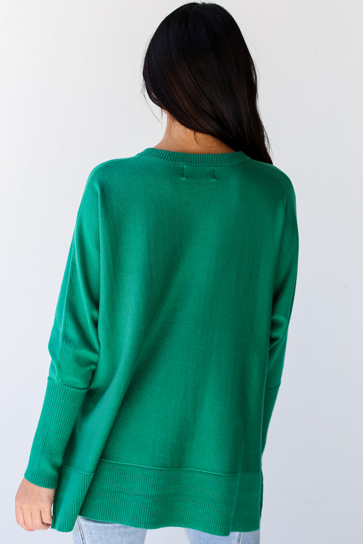 green sweater for women