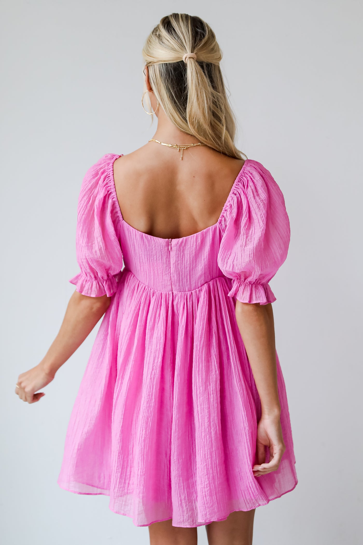 trendy pink dress