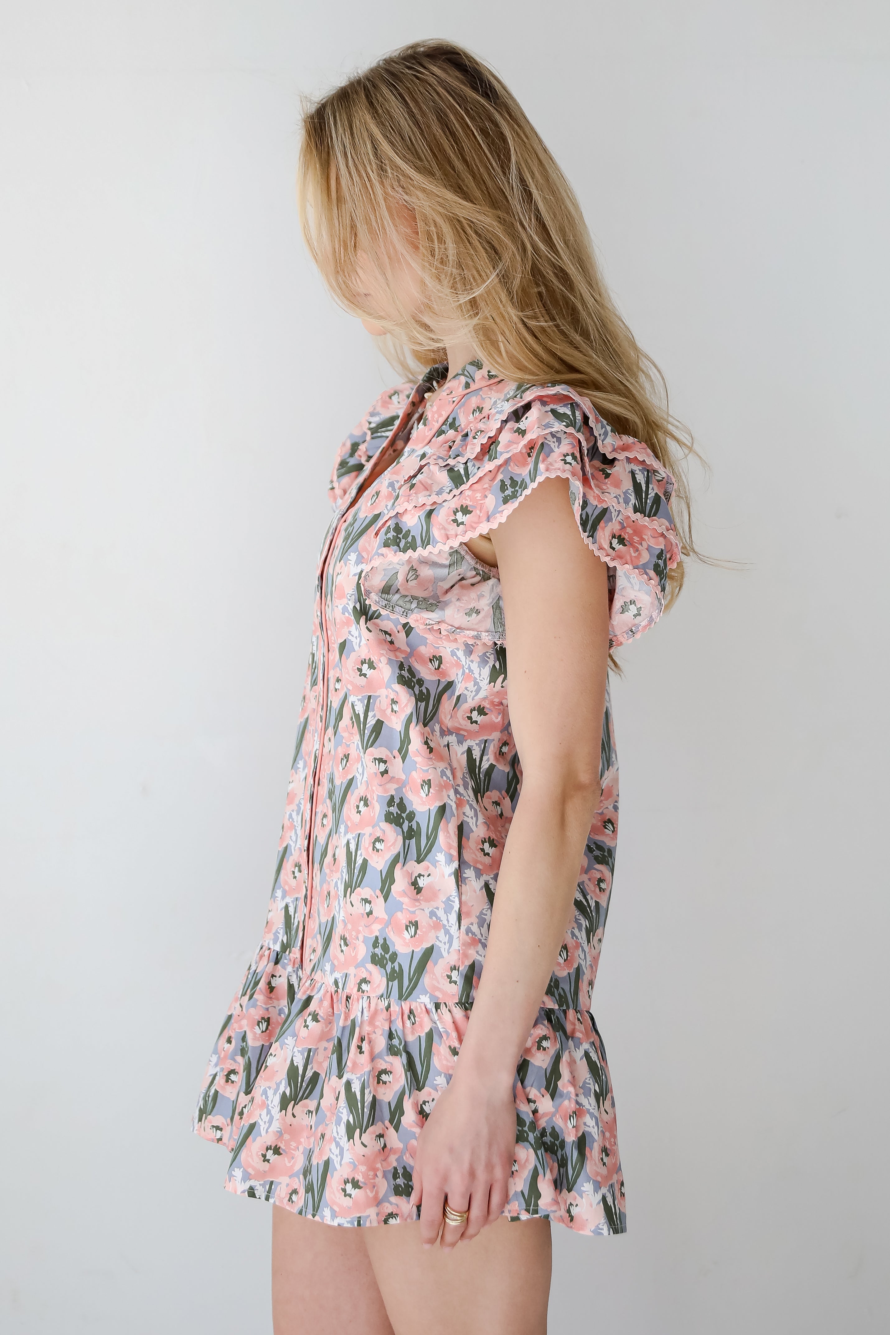 Playfully Posh Floral Mini Dress