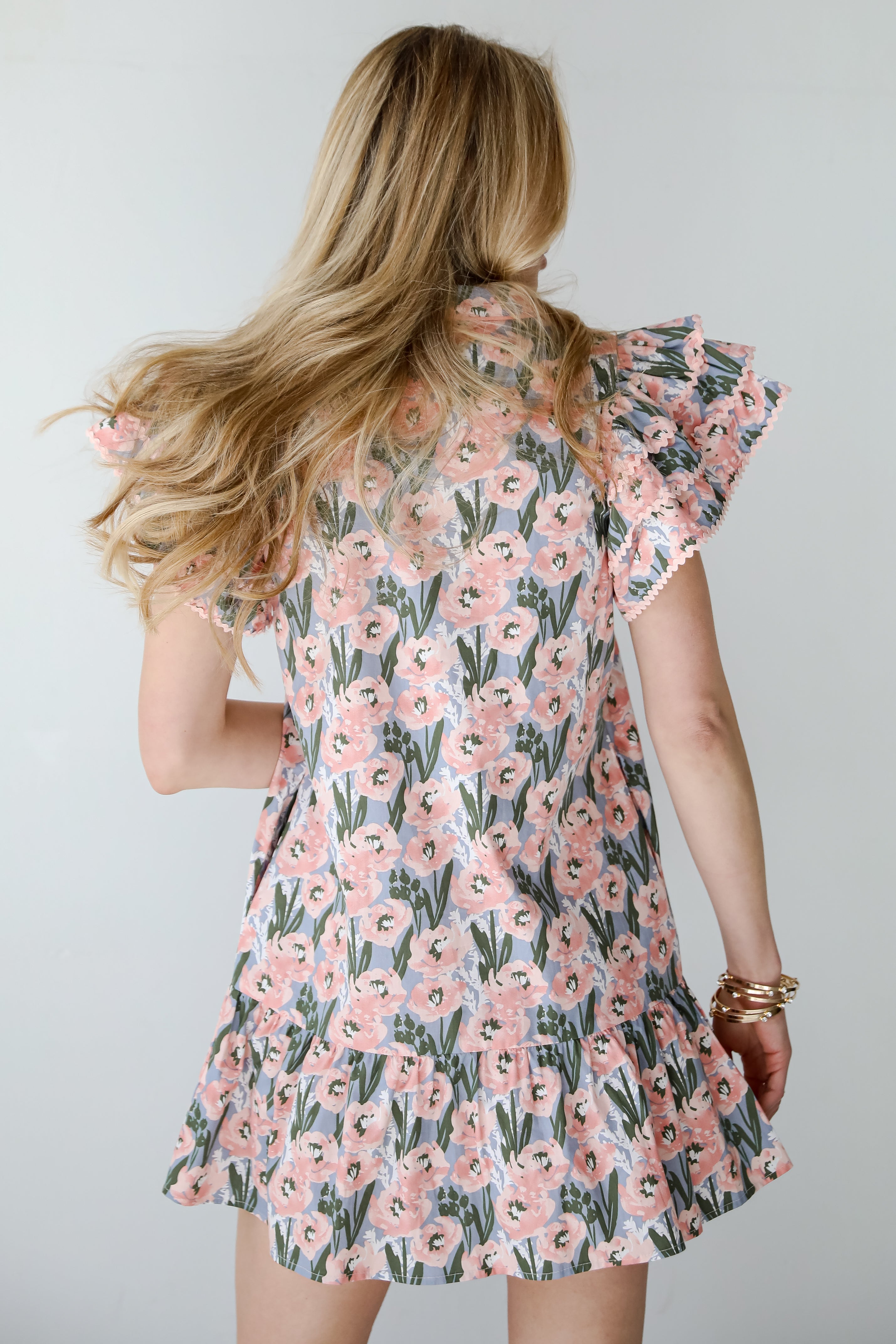 Playfully Posh Floral Mini Dress