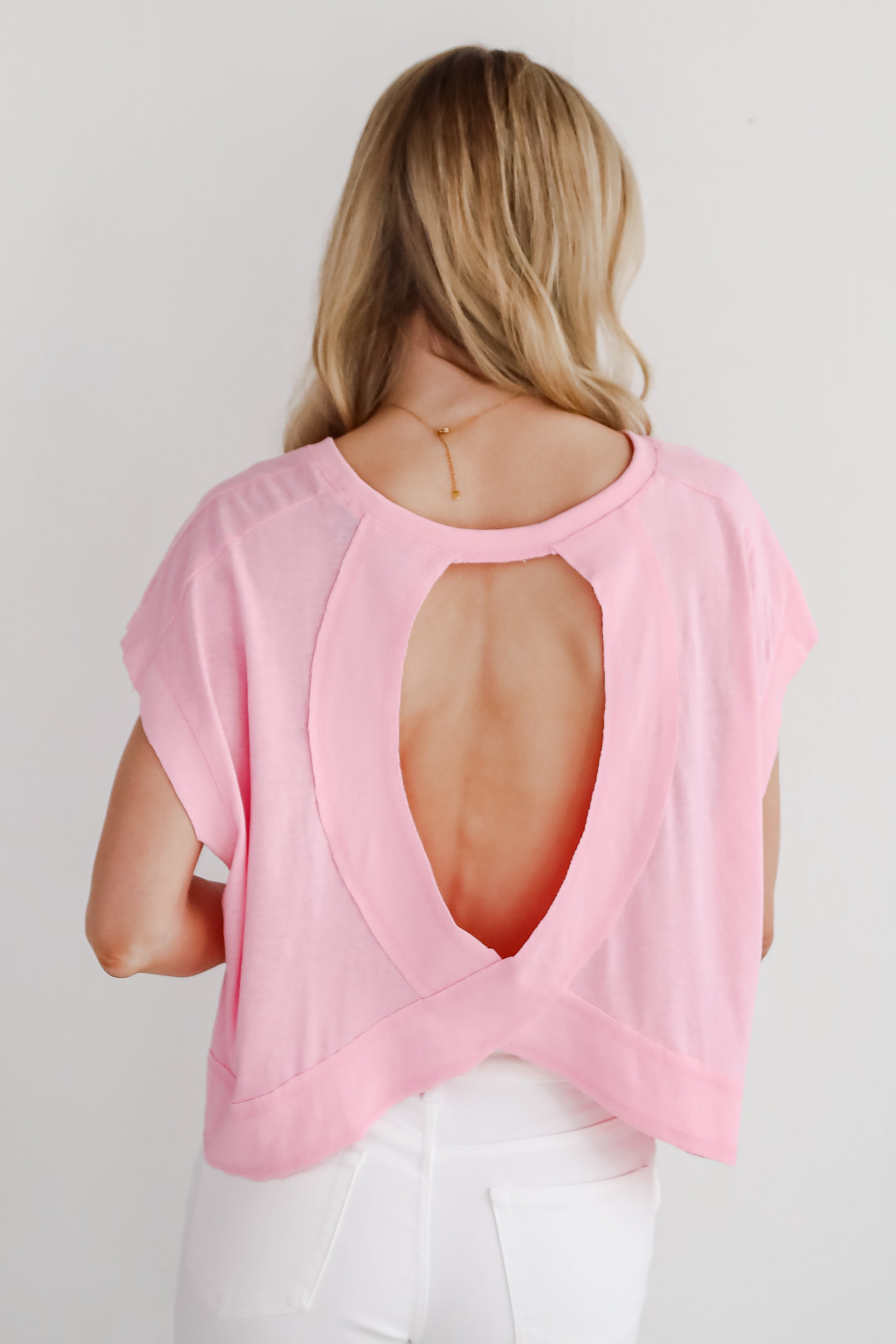 Brynn Open Back Tee