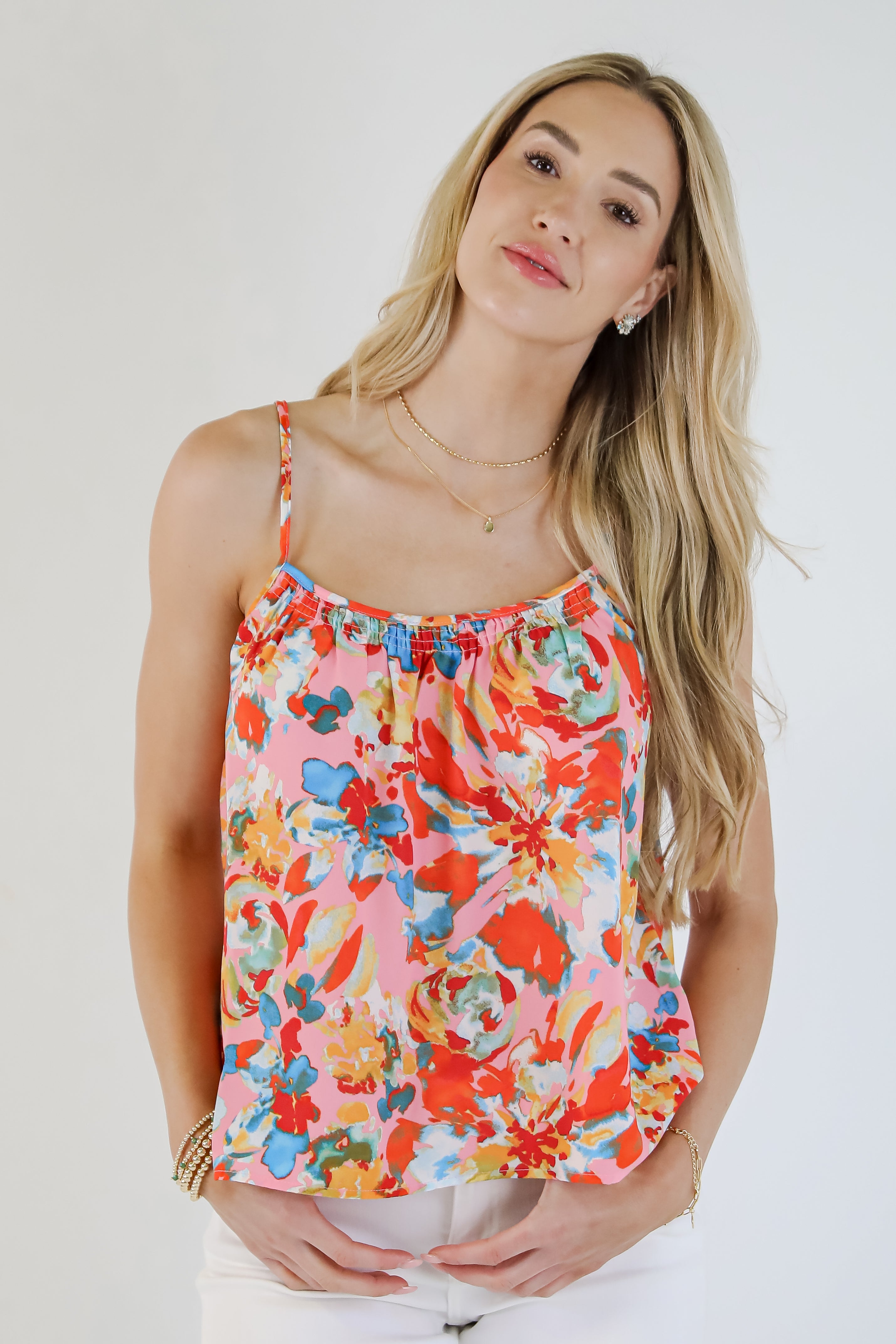 Not So Simple Pink Tank - DU DEAL