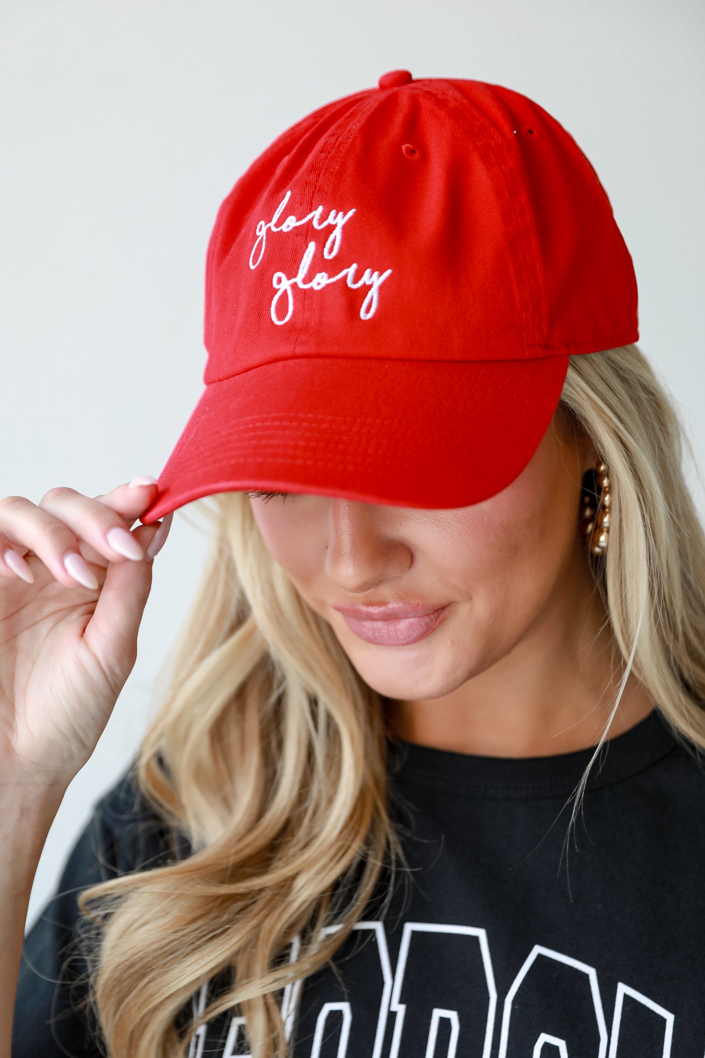 red Glory Glory Embroidered Hat UGA Hats Online