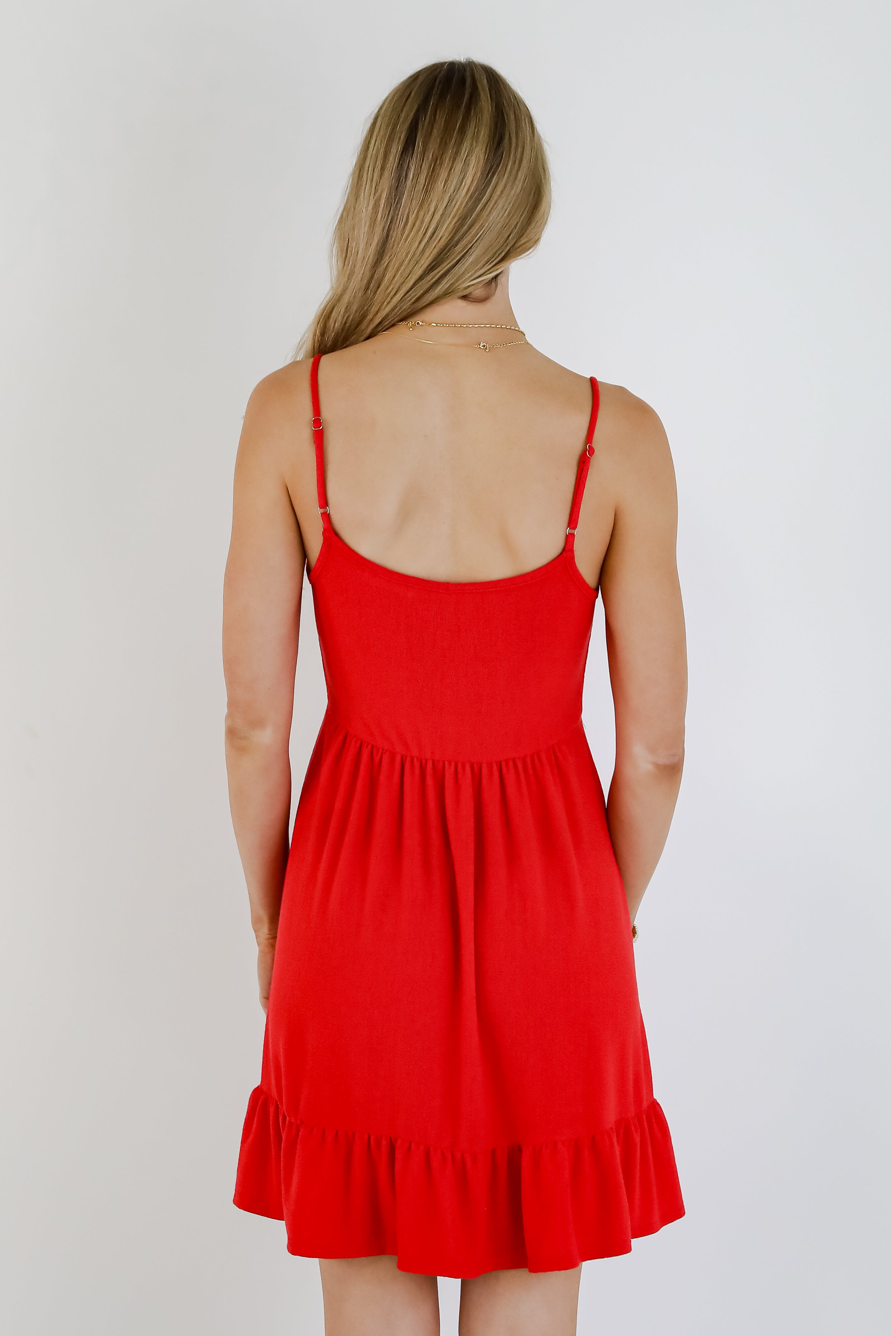 Patriotic Paradise Red Mini Dress