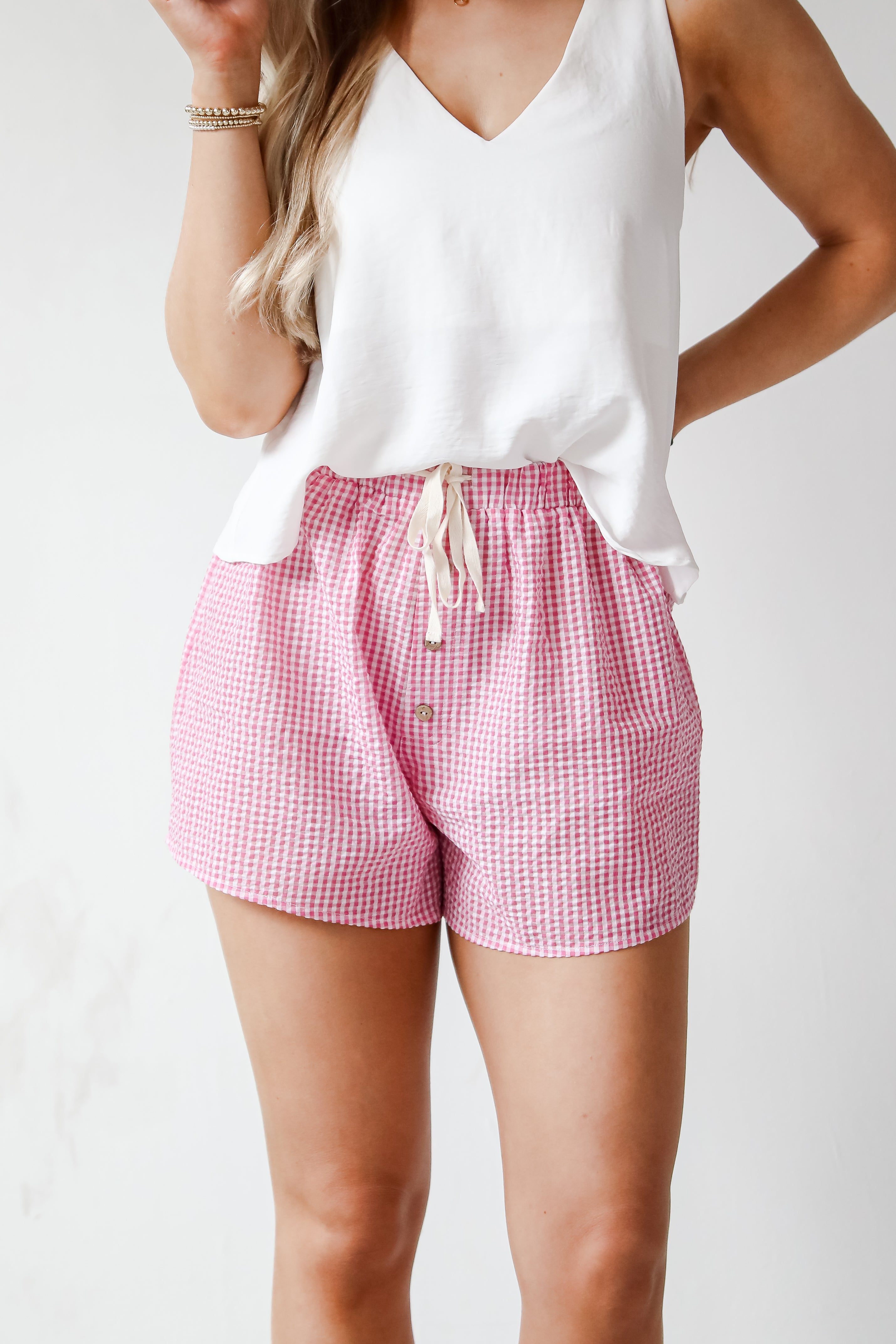 Charming Sense Gingham Shorts