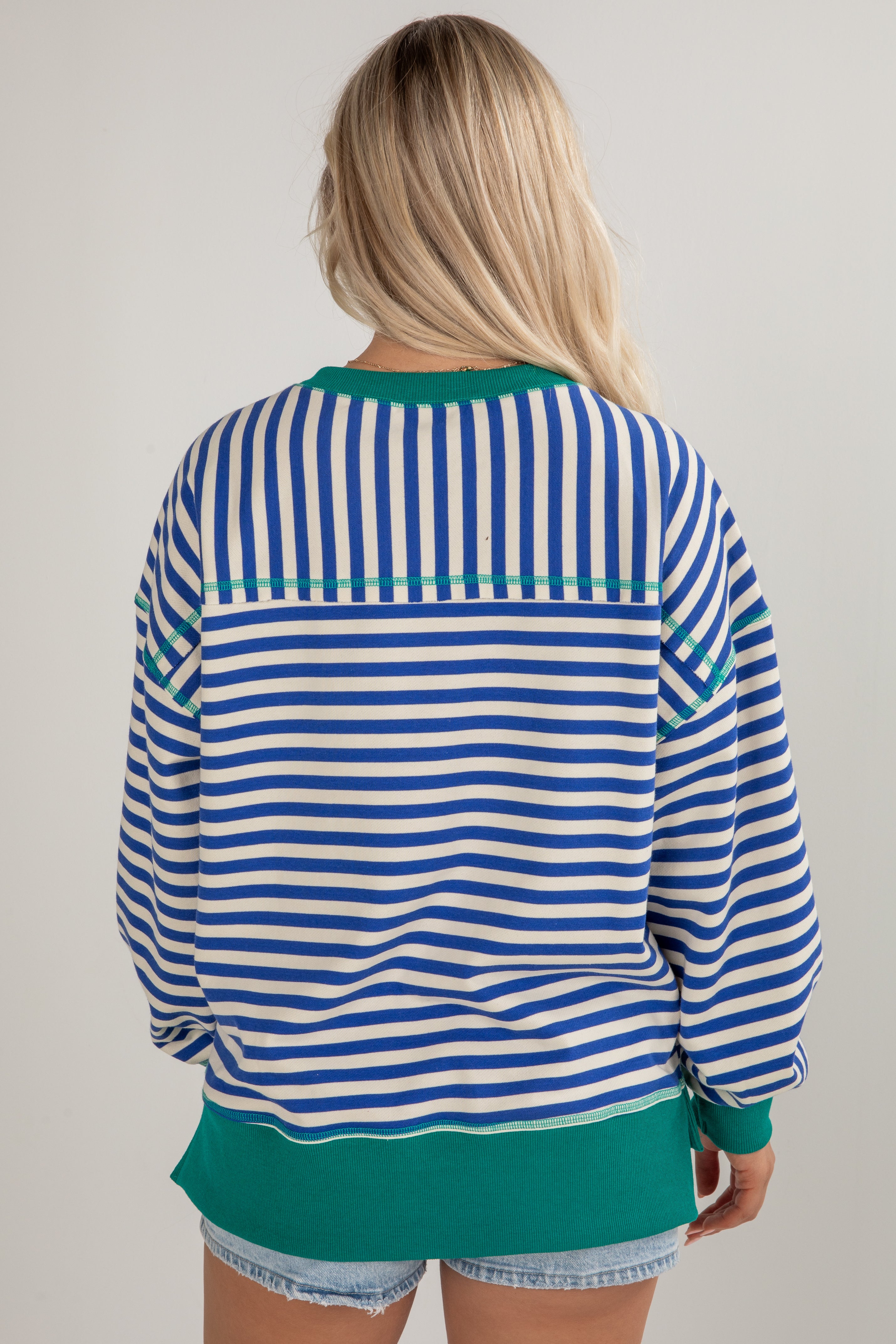 striped pullover