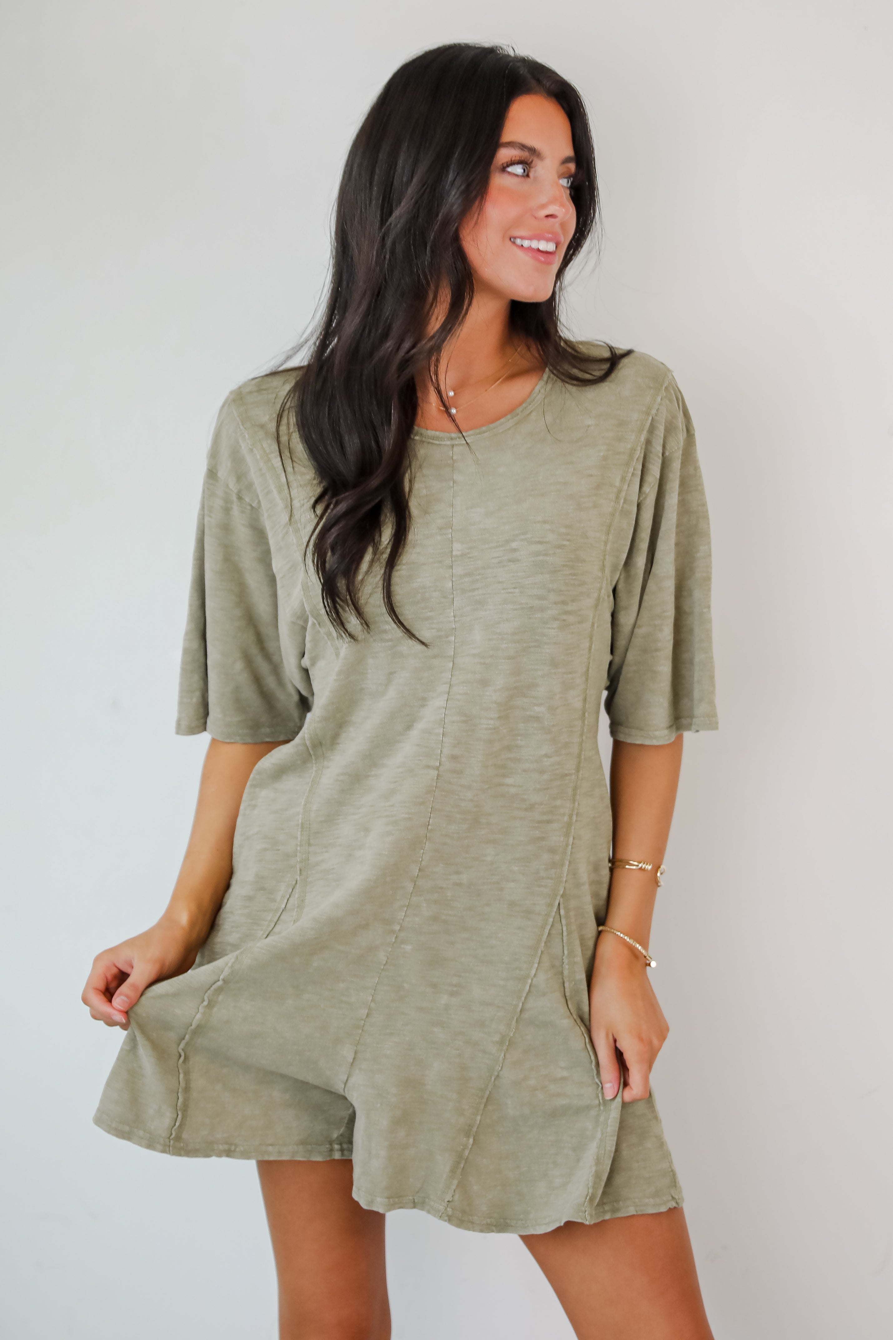 Over And Over T-Shirt Romper