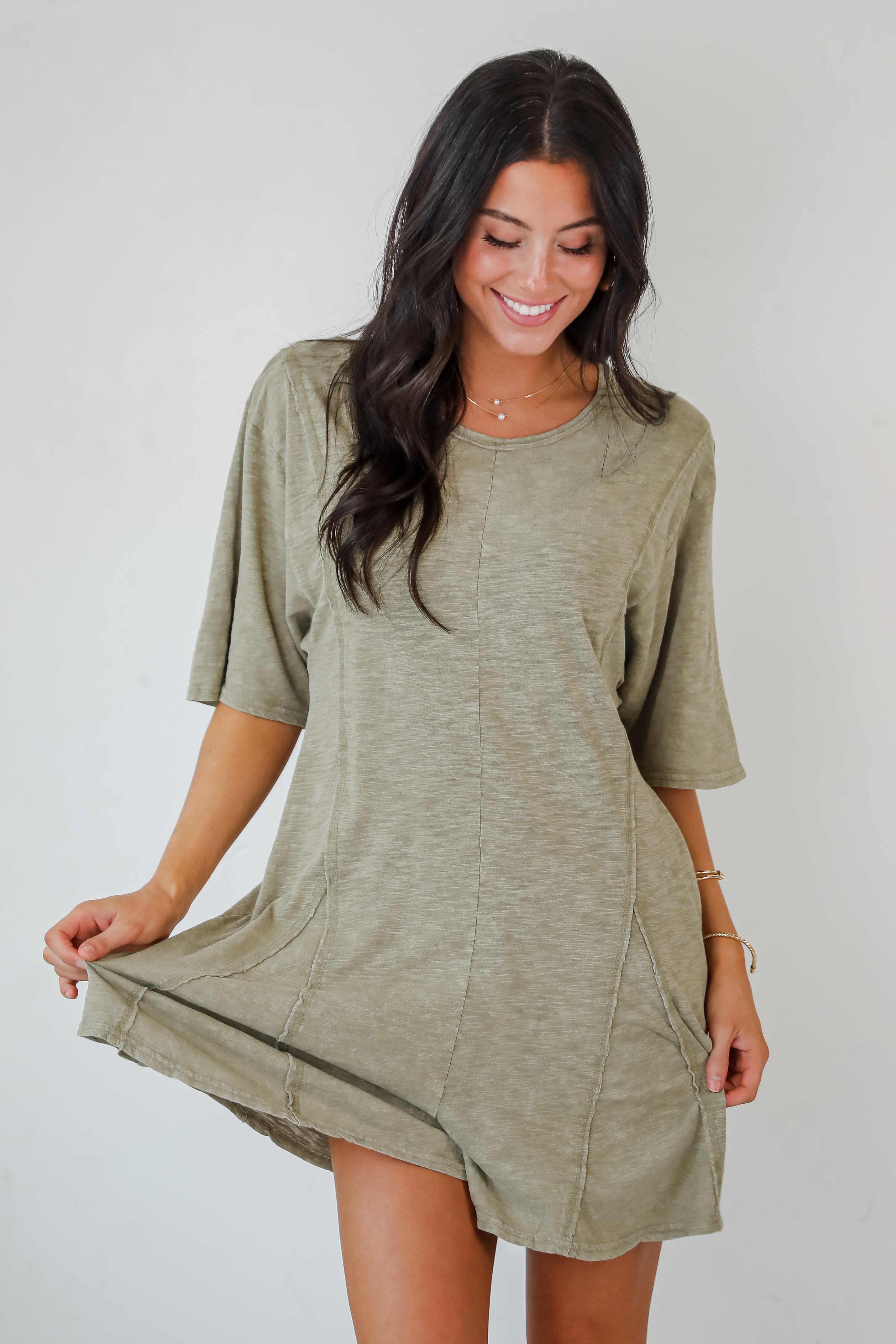 Over And Over T-Shirt Romper