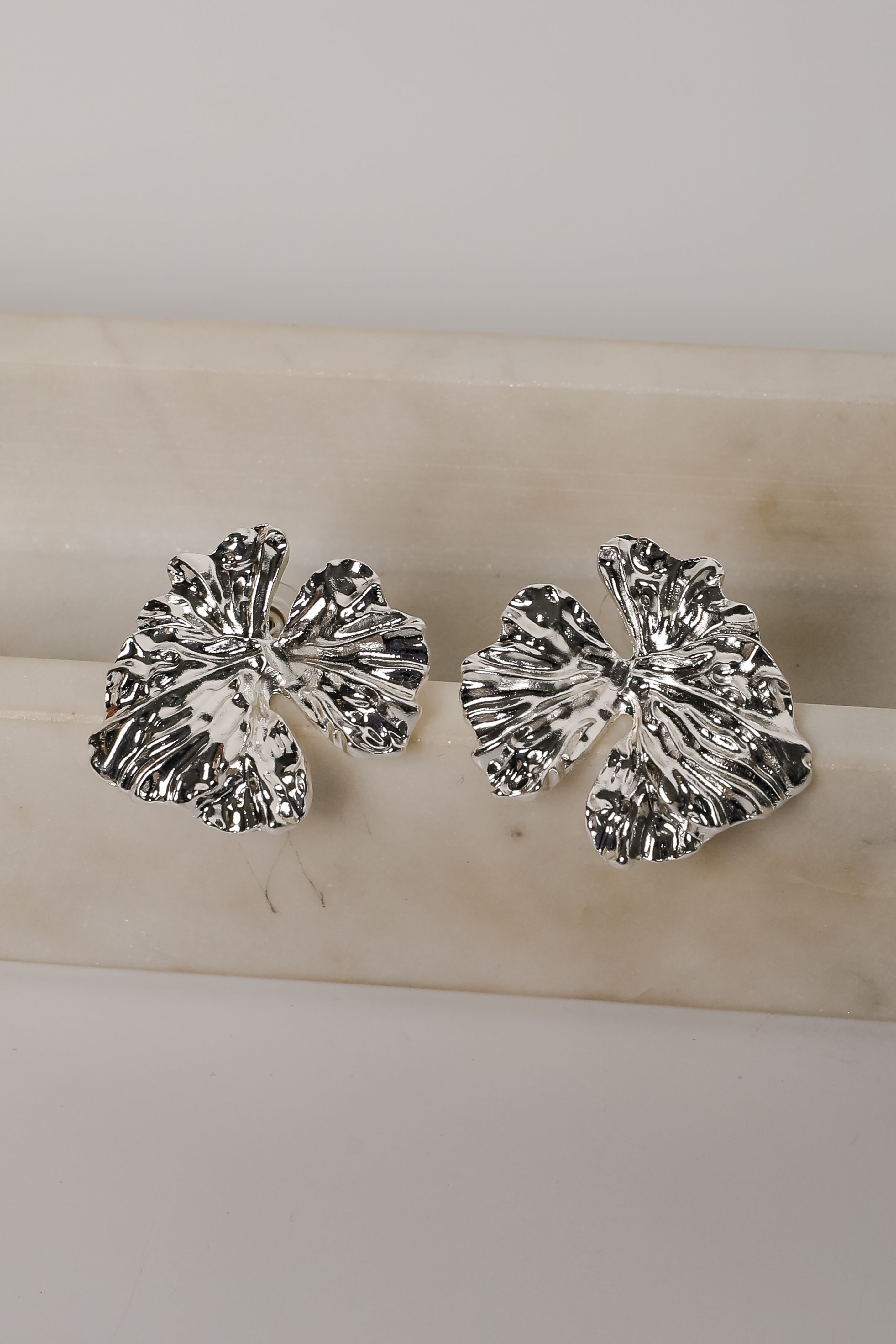 Quinn Textured Statement Earrings