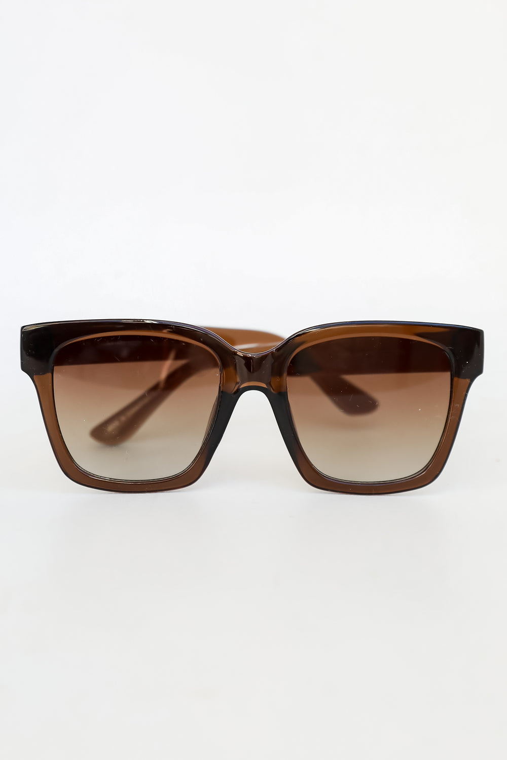 cute brown Square Sunglasses