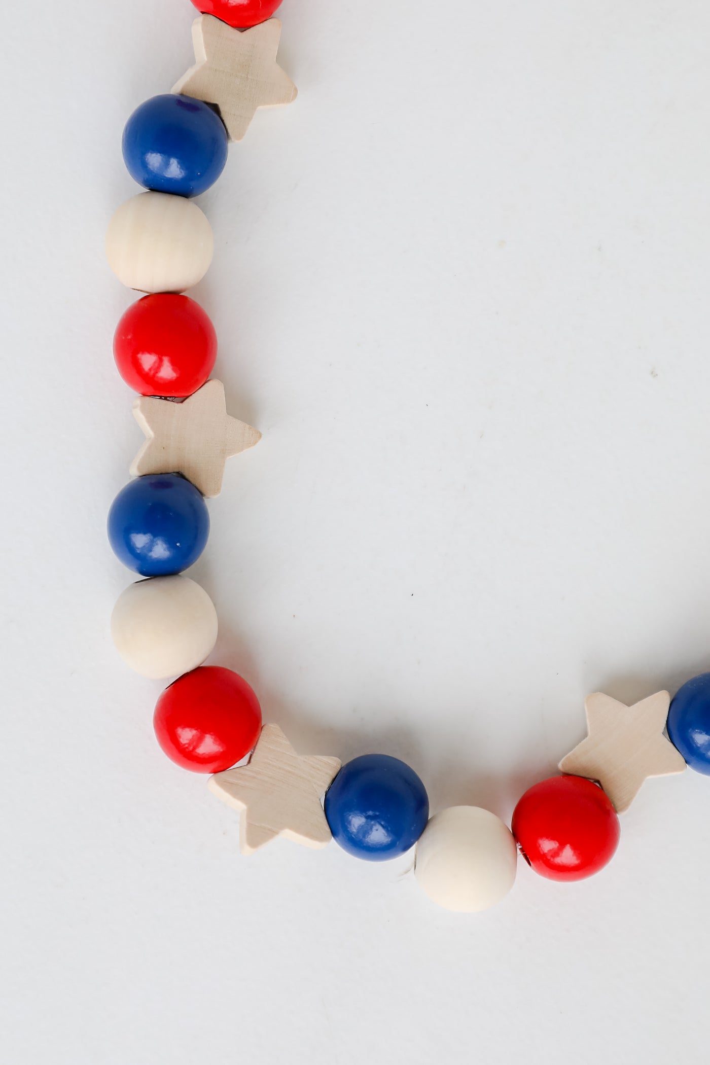 Wooden Star Beaded Necklace