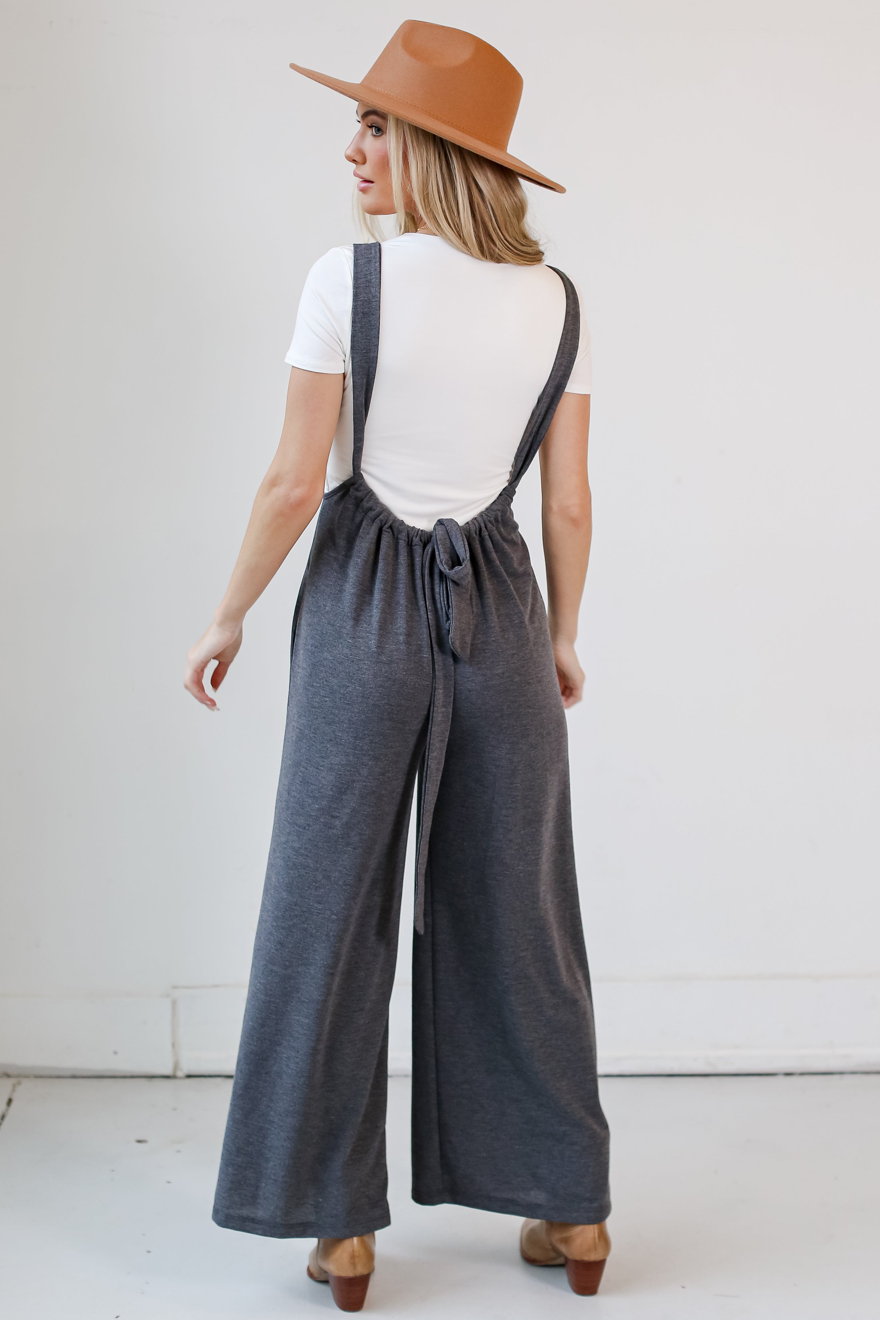 Suspender Jumpsuit back view