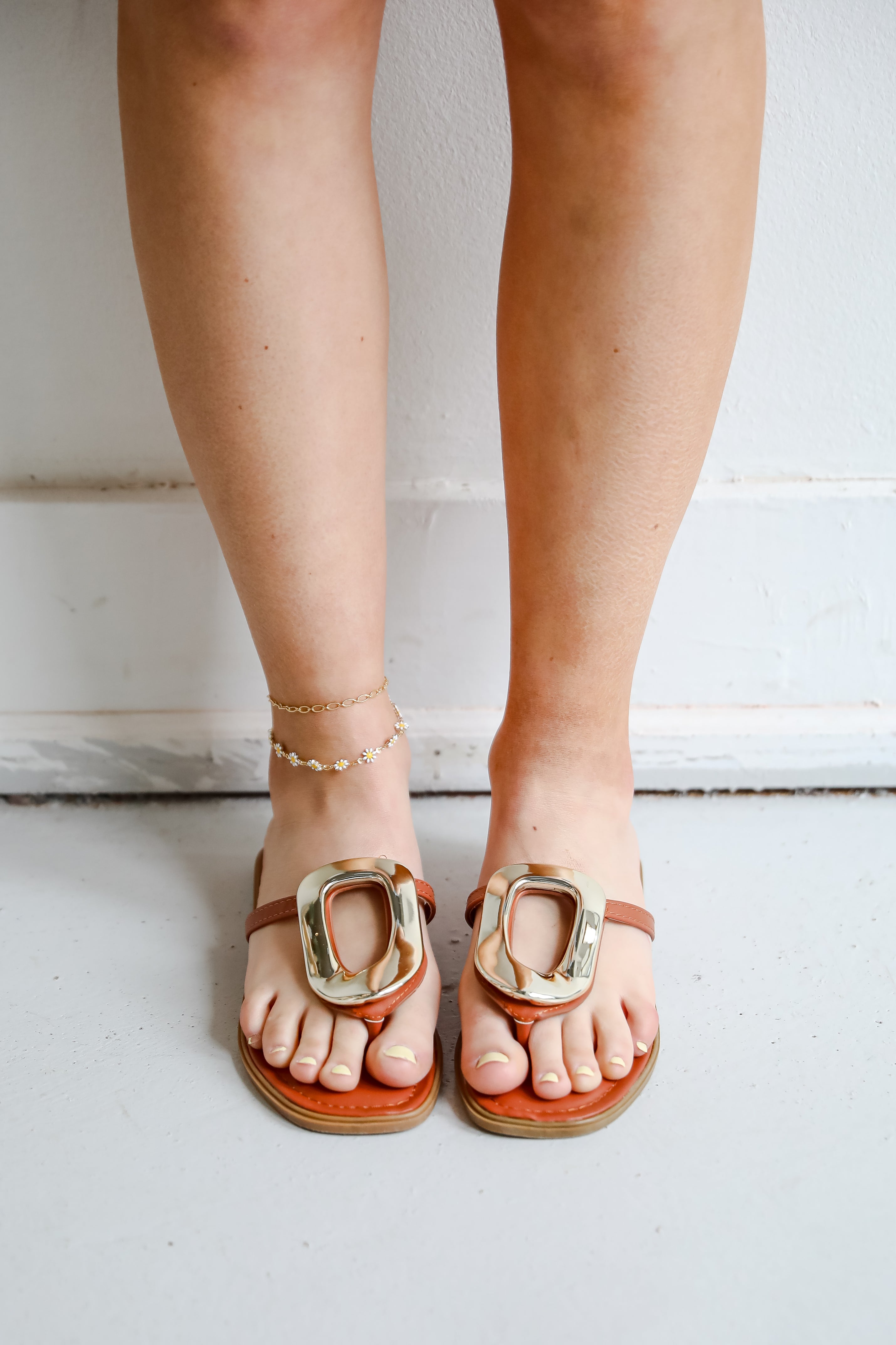 There She Goes Tan Sandals