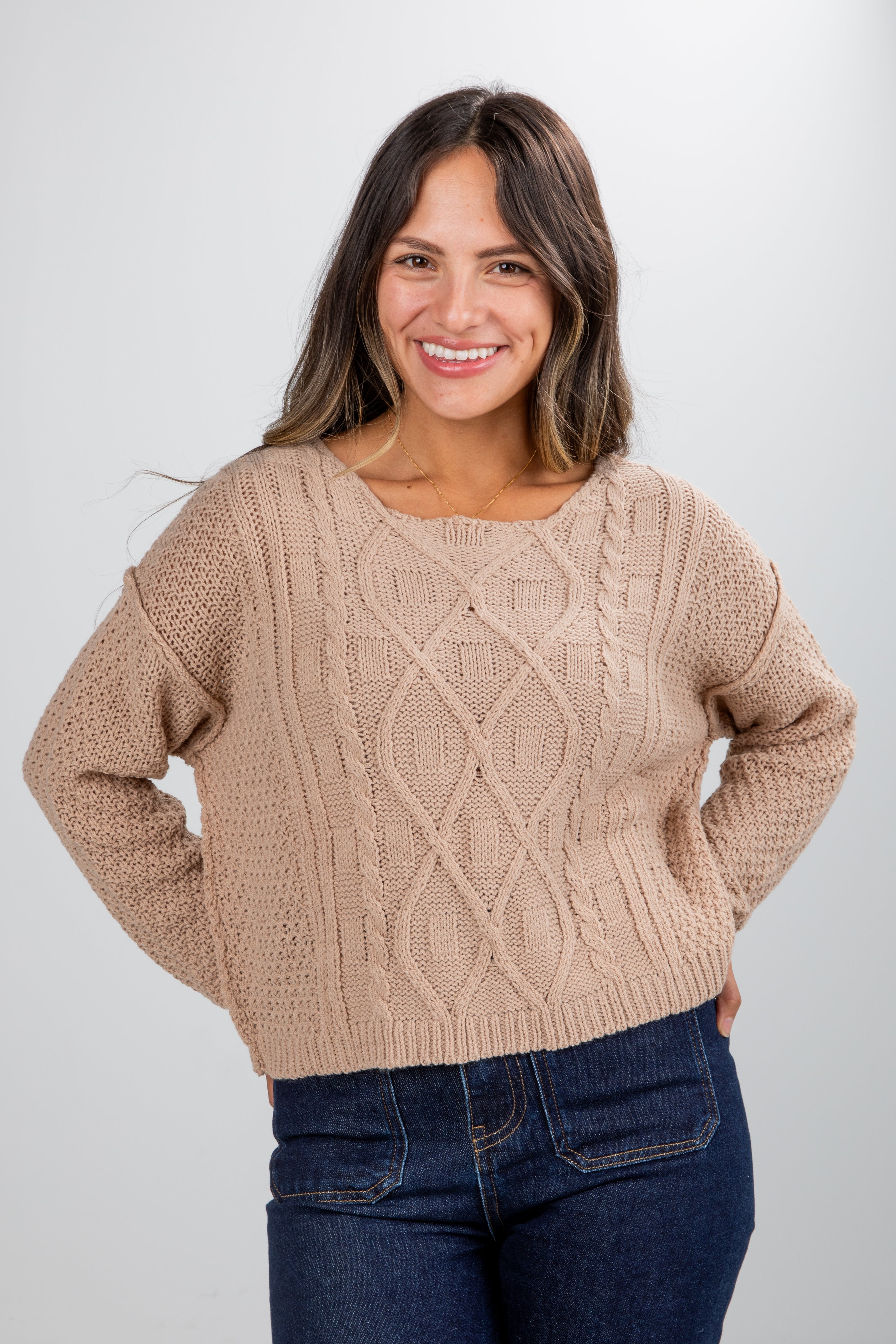 Exceptional Coziness Cable Knit Sweater