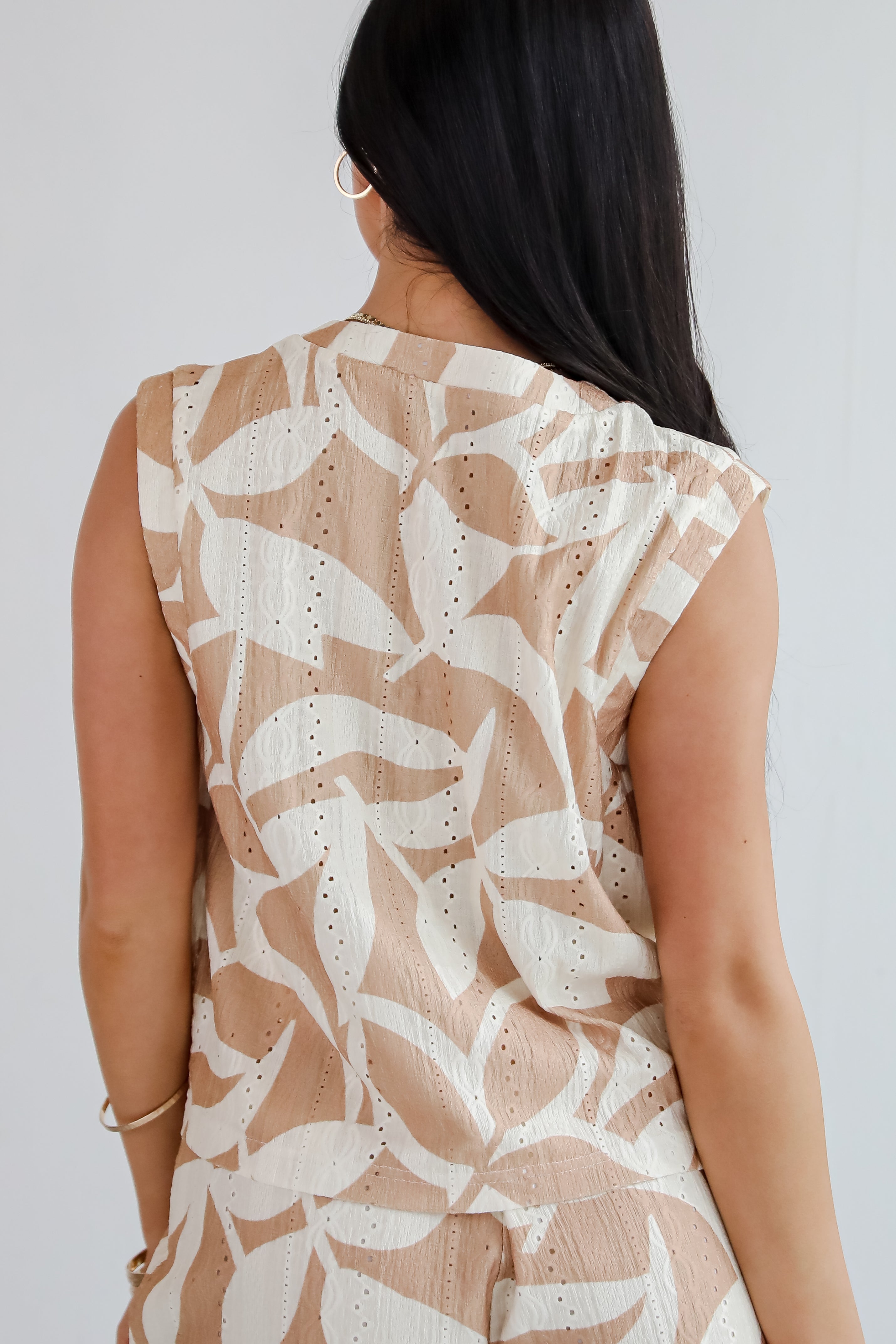 Headed To Paradise Taupe Tank