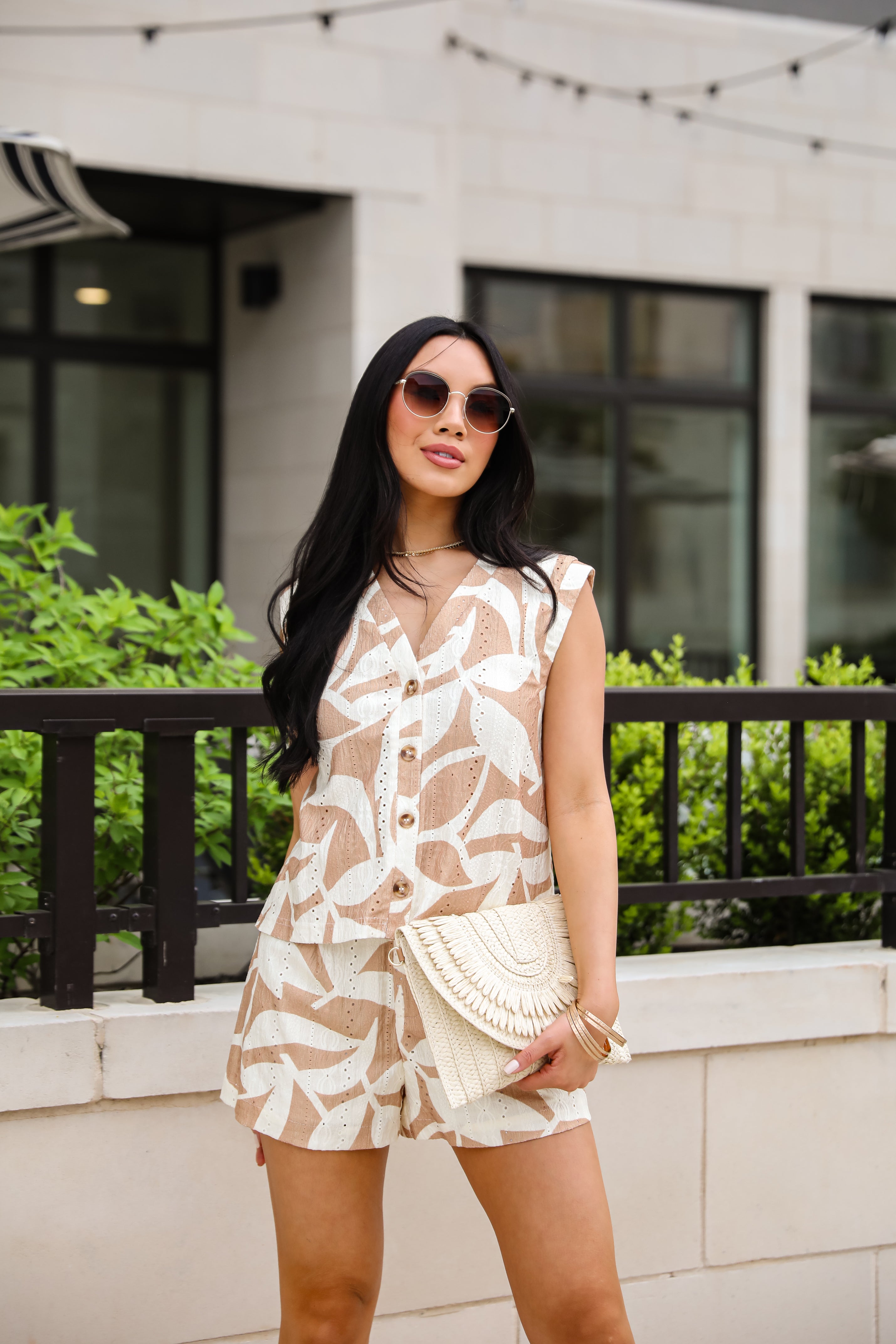 Headed To Paradise Taupe Tank