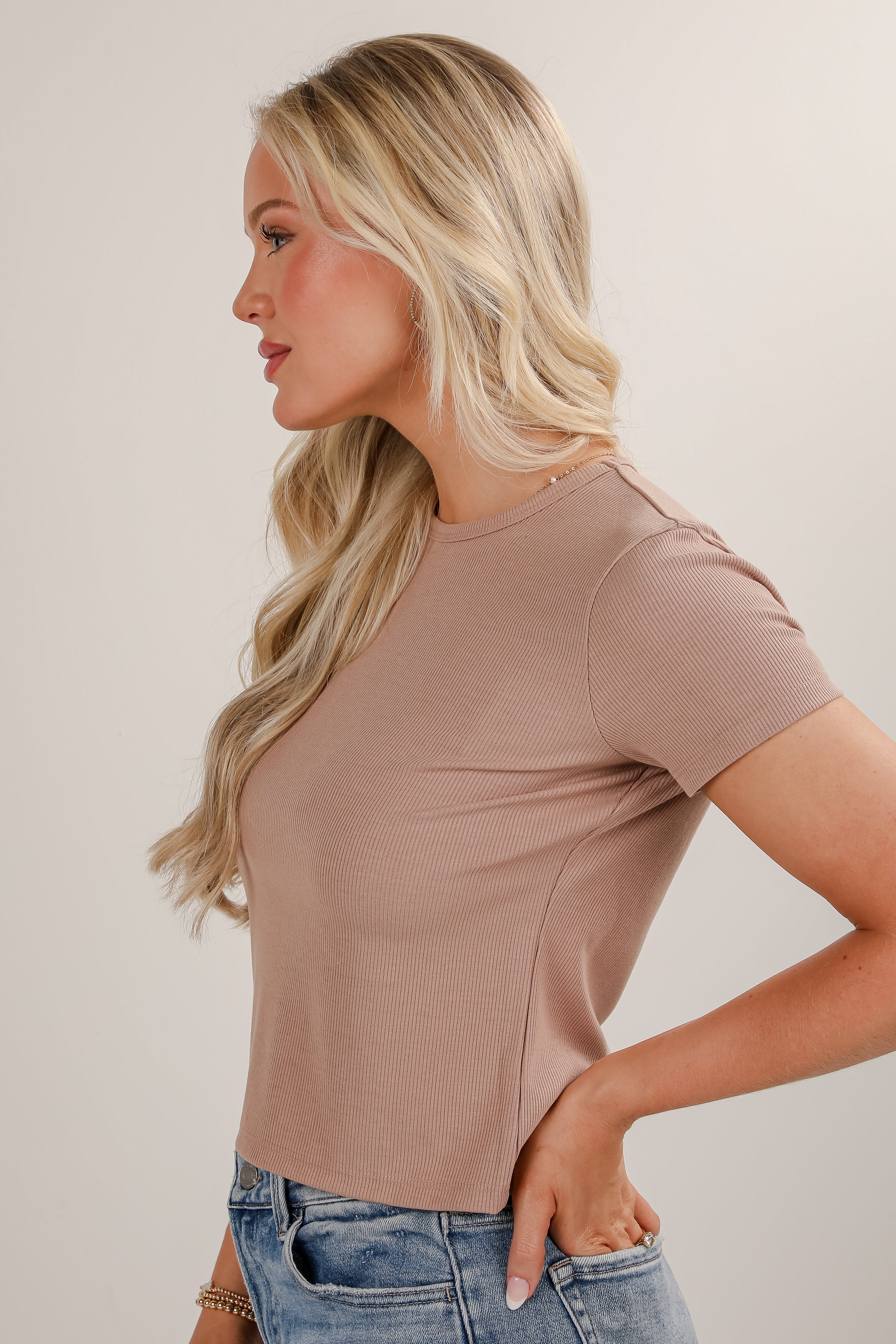 Cassie Everyday Ribbed Tee