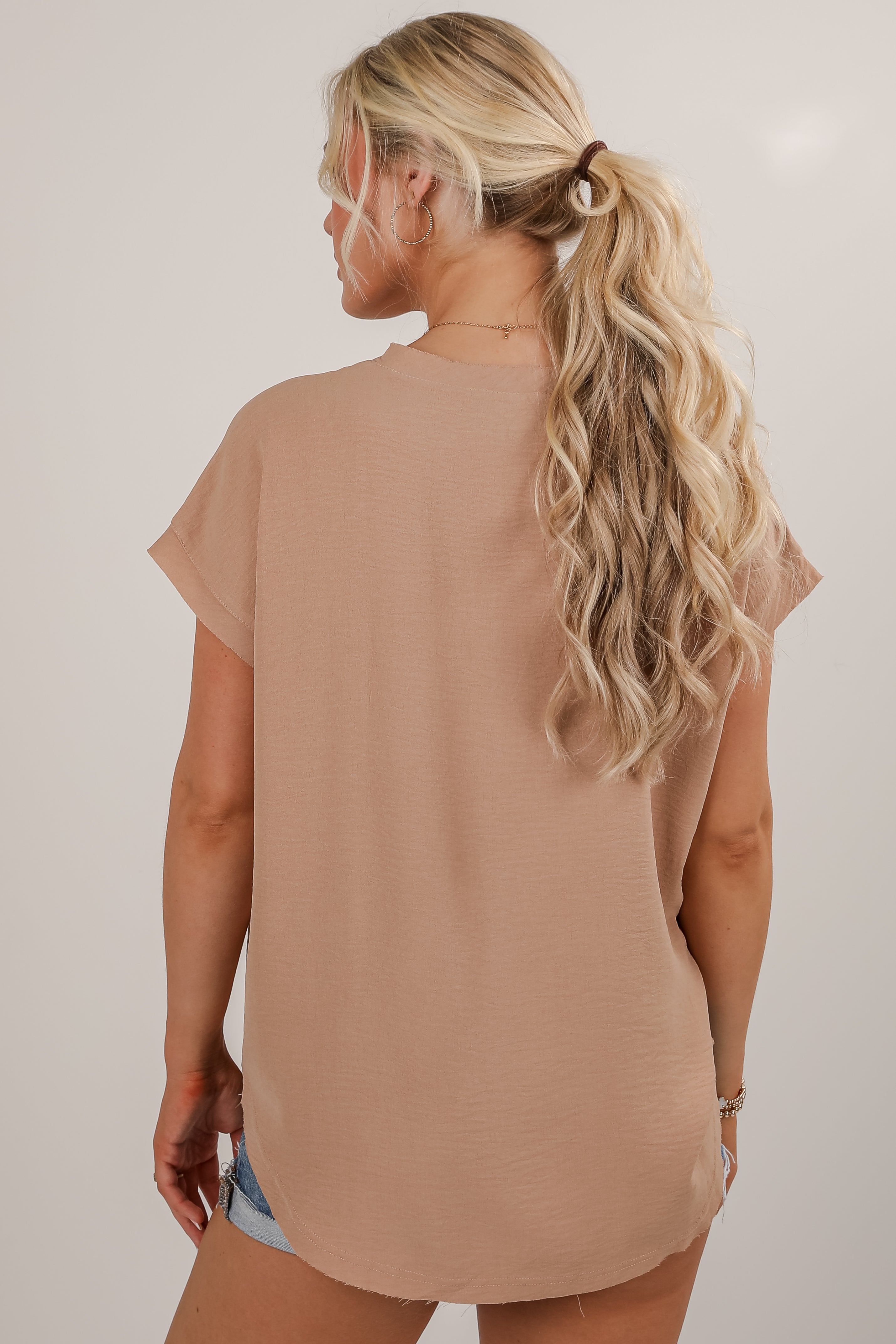 All The Charm V-Neck Blouse