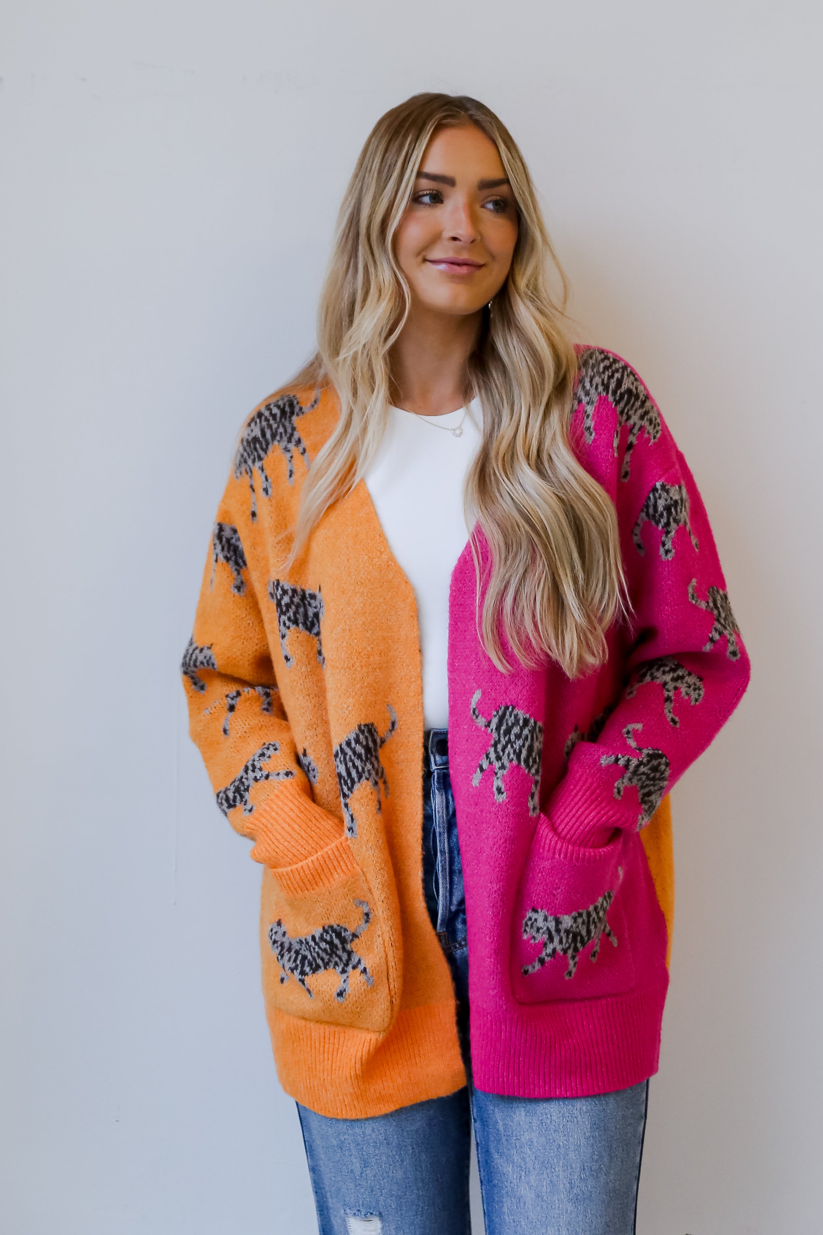 animal print sweater