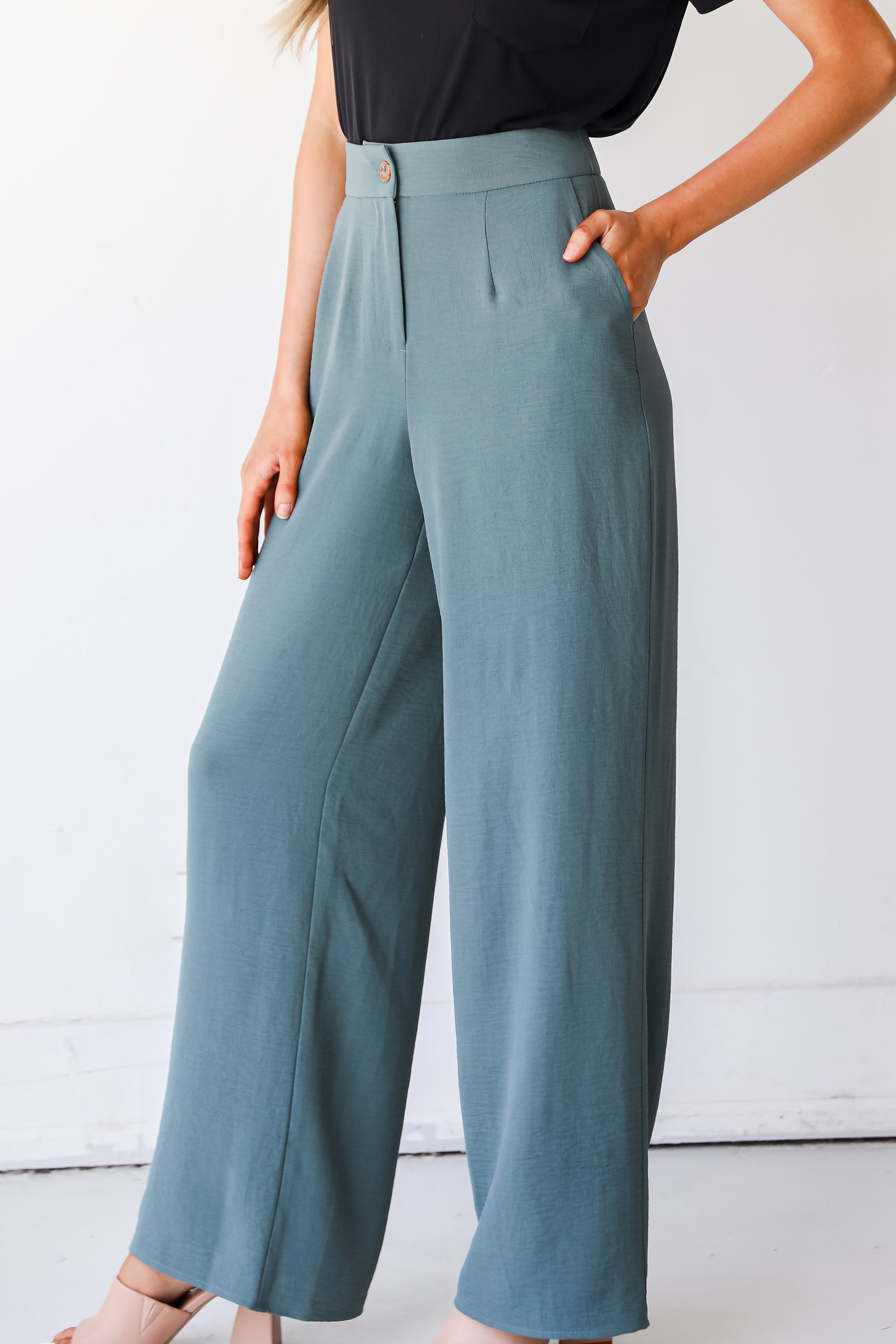 sage Trouser Pants side view