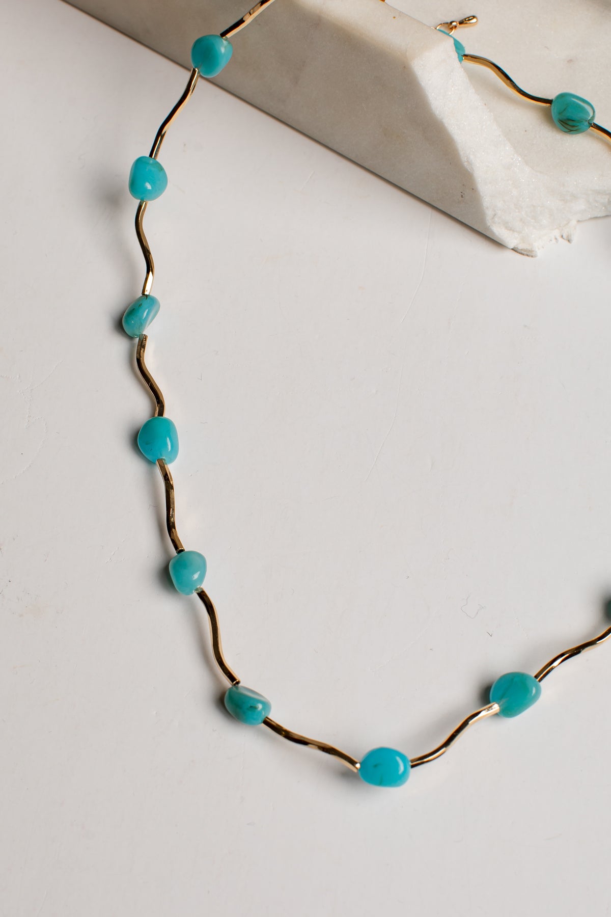 Delilah Turquoise Beaded Necklace
