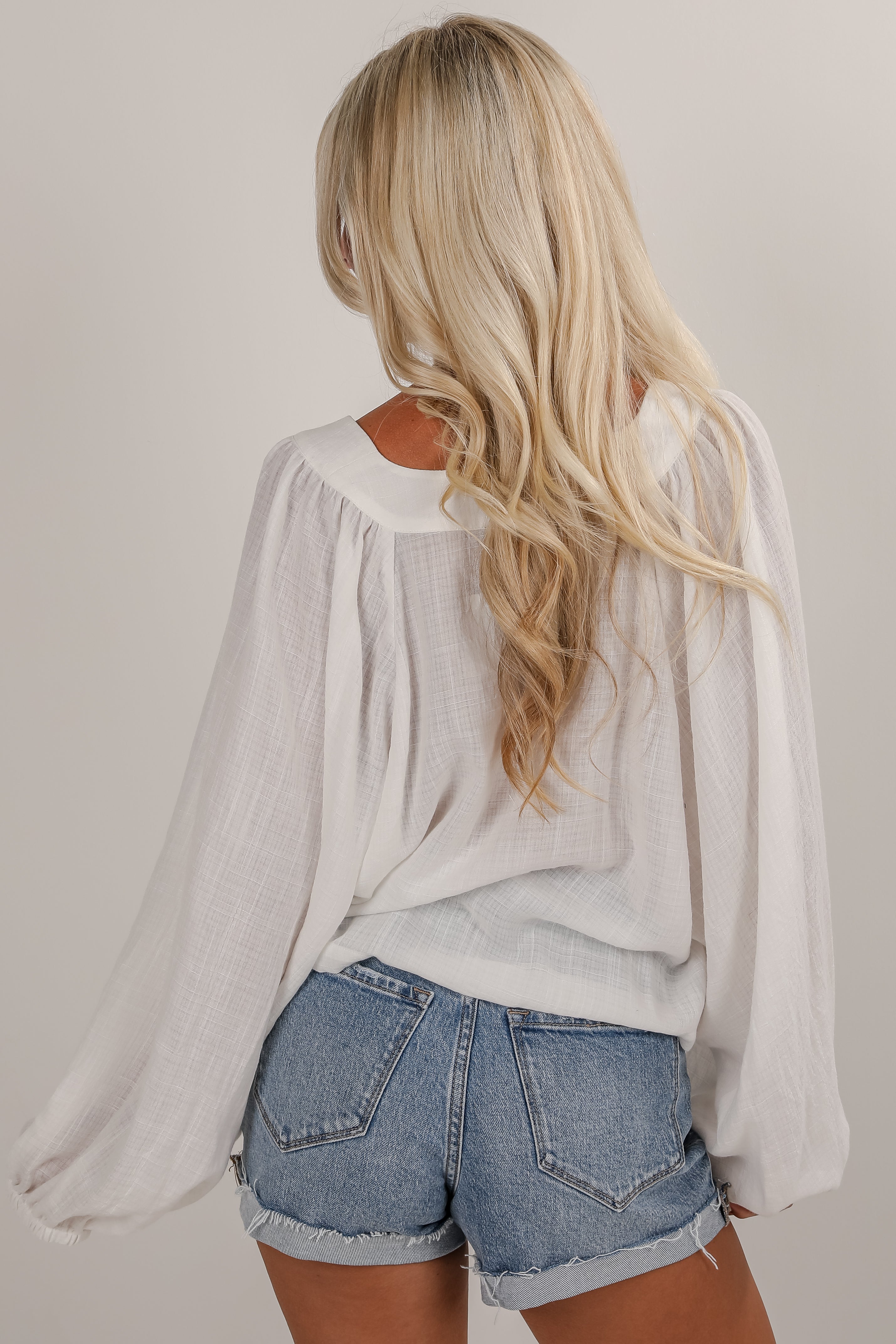 Sweet Thoughts White Blouse