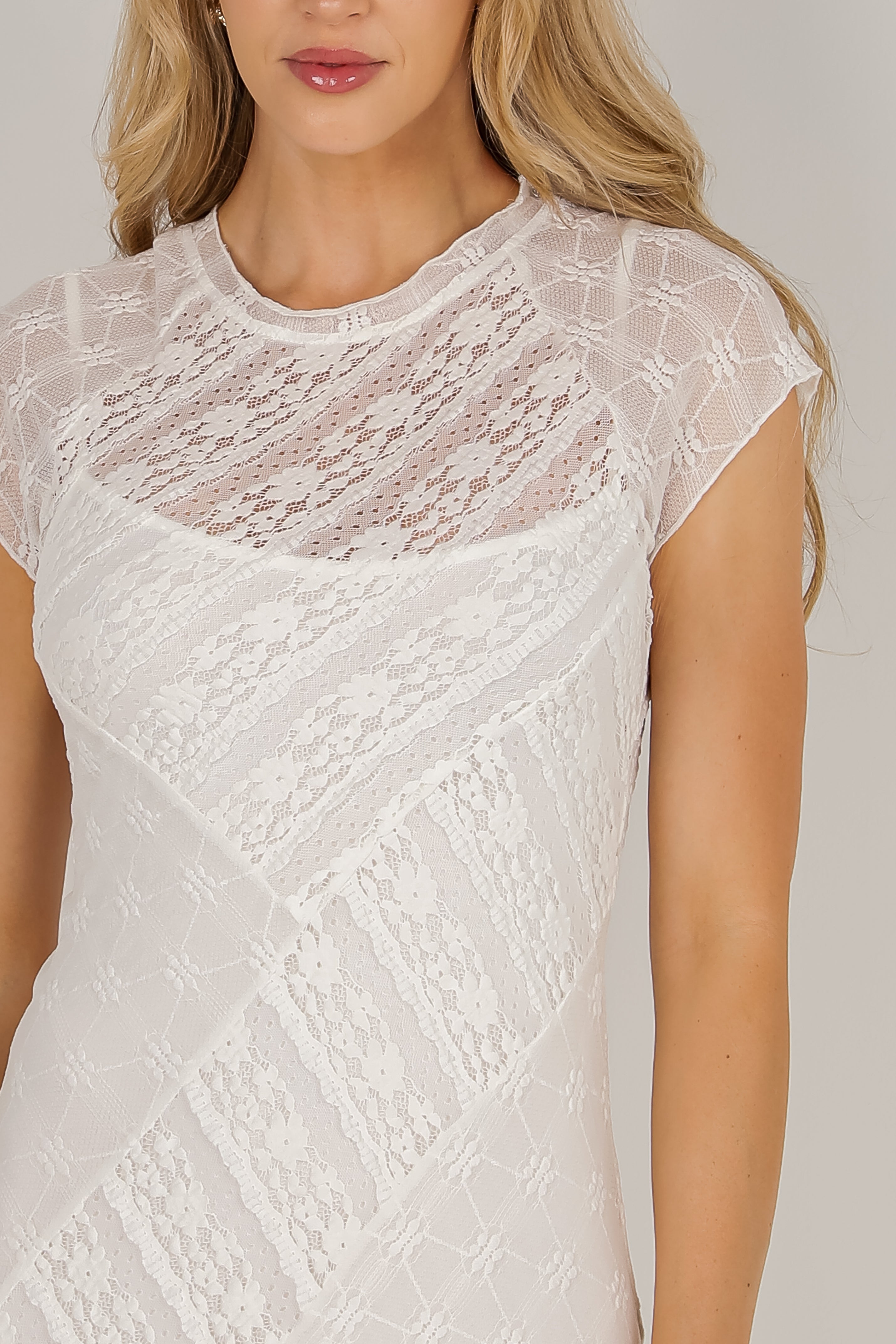 Dreamiest Desires White Lace Maxi Dress