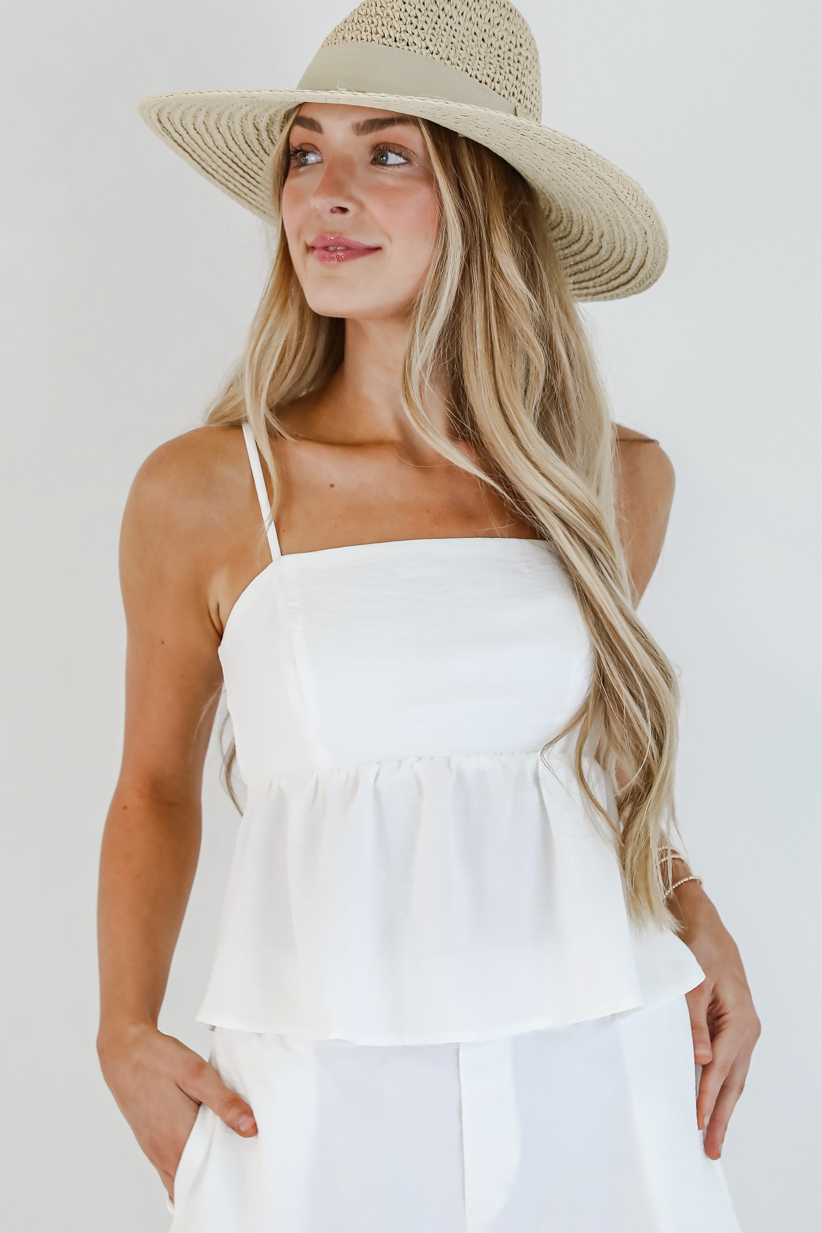 Perfect Timing Peplum Tank