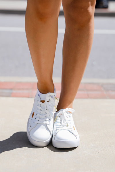 platform White Sneakers